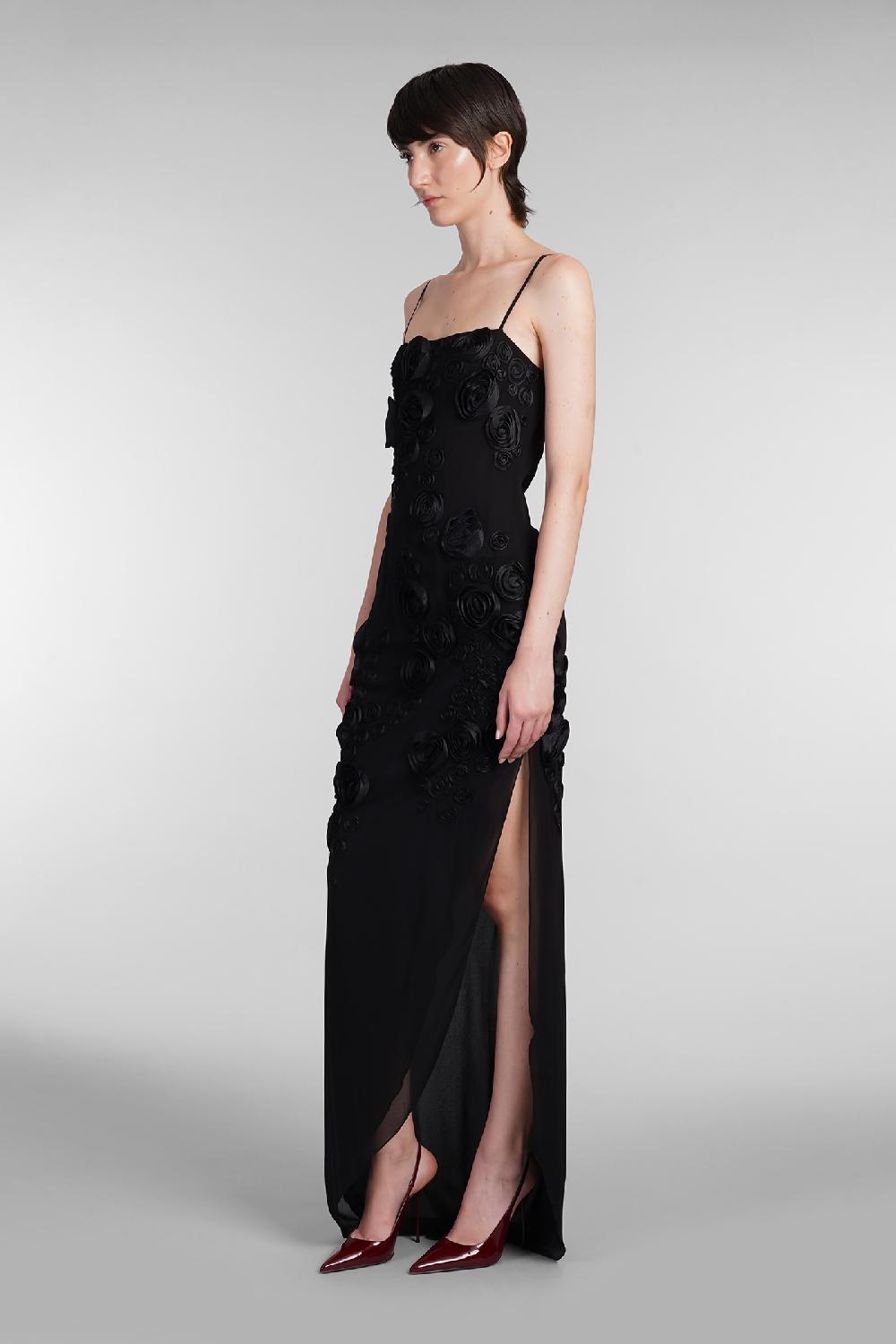 Deliberti Blumarine Abito in viscosa nera cod. 403536 - Deliberti The Luxury Shopping Vendita Economica