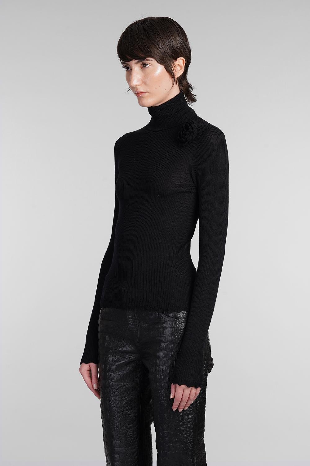 Deliberti Blumarine Maglia in lana nera cod. 403543 - Deliberti The Luxury Shopping I Più Venduti