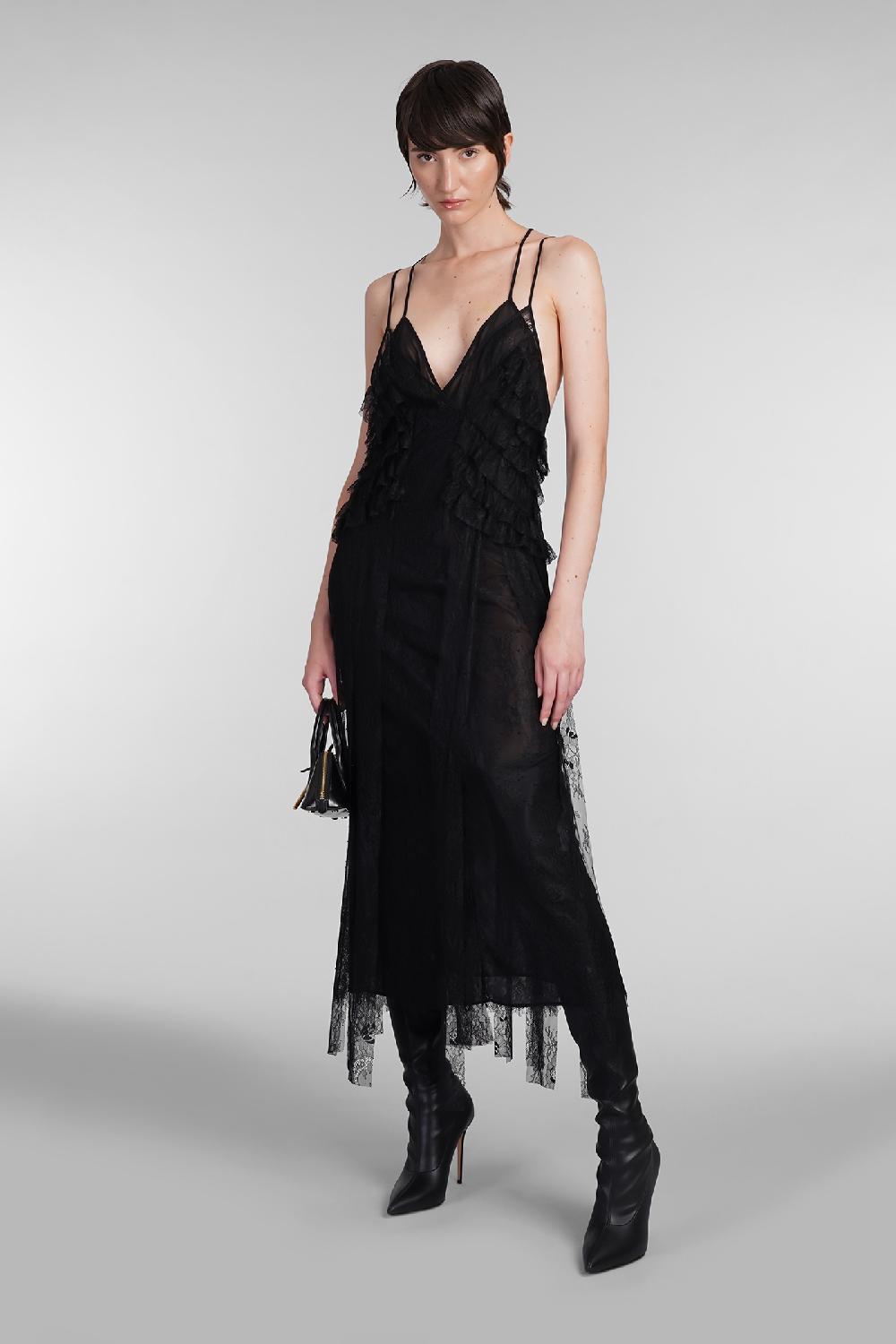 Deliberti Blumarine Abito in poliammide nera cod. 403546 - Deliberti The Luxury Shopping Negozio