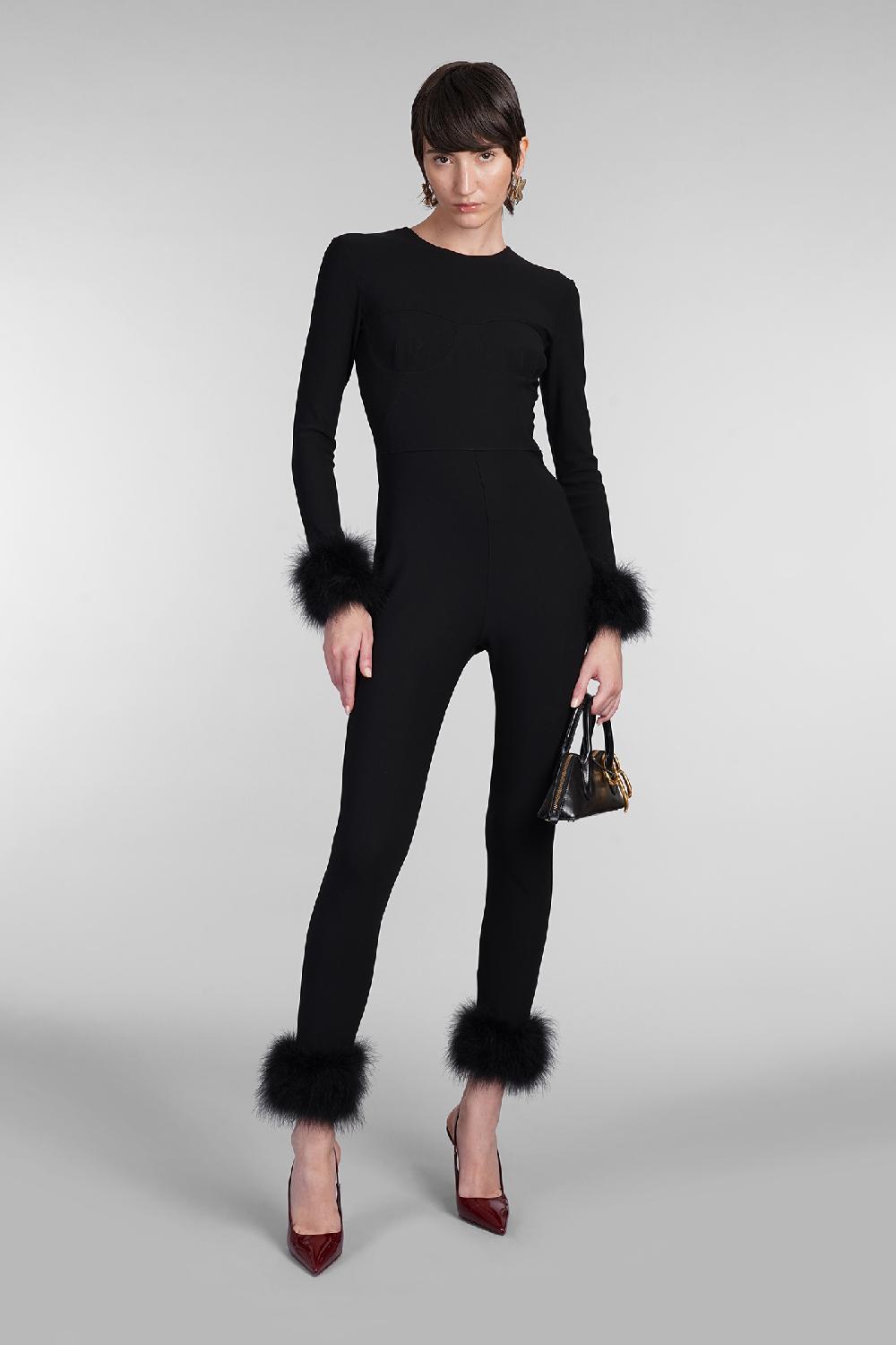 Deliberti Blumarine Tuta in viscosa nera cod. 403533 - Deliberti The Luxury Shopping Nuova