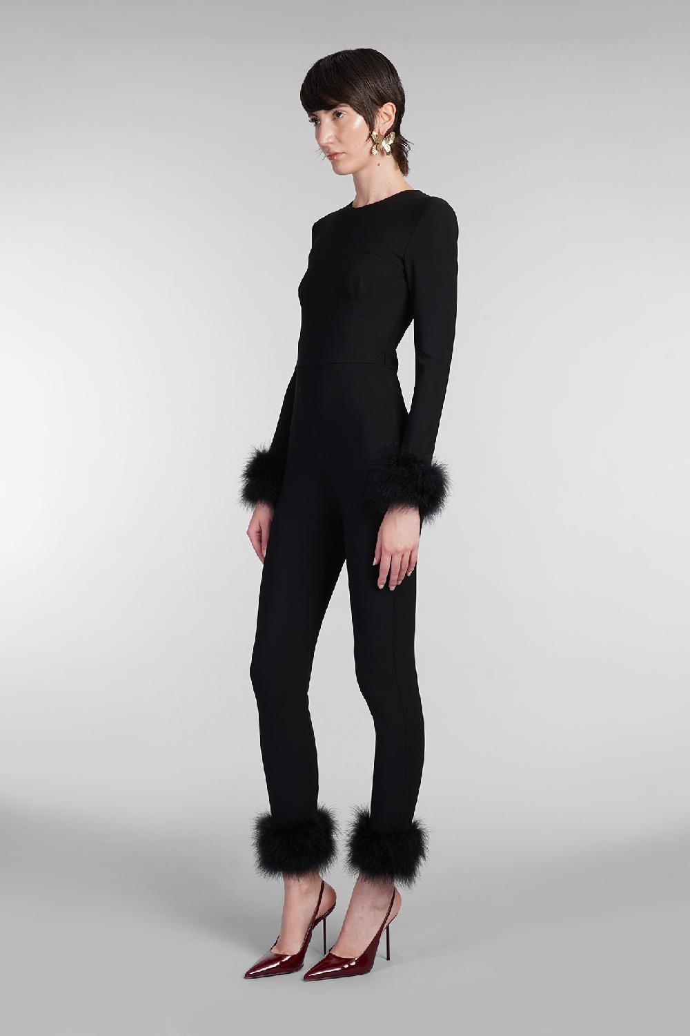 Deliberti Blumarine Tuta in viscosa nera cod. 403533 - Deliberti The Luxury Shopping Nuova