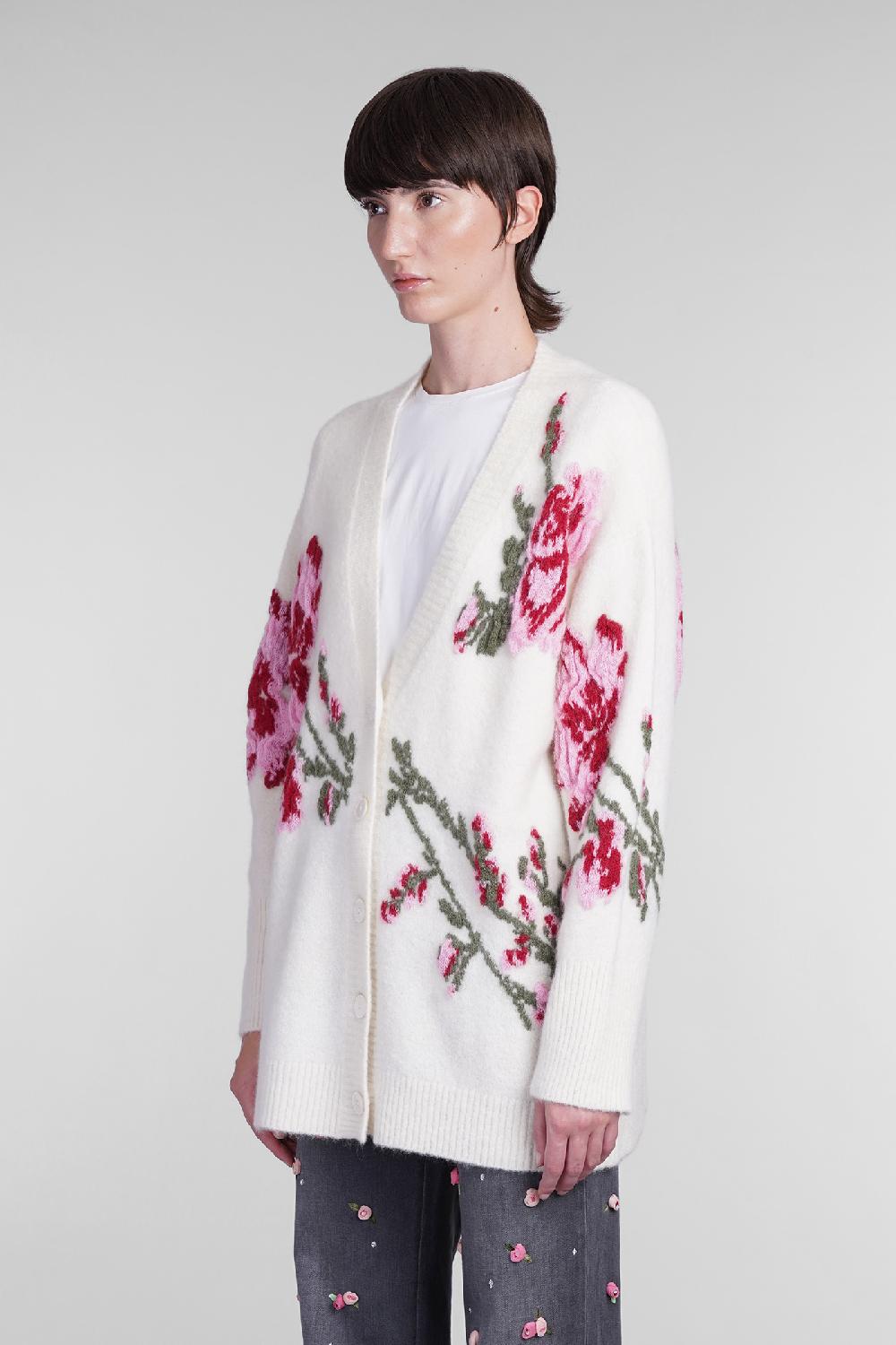 Deliberti Blumarine Cardigan in lana beige cod. 405281 - Deliberti The Luxury Shopping Italy