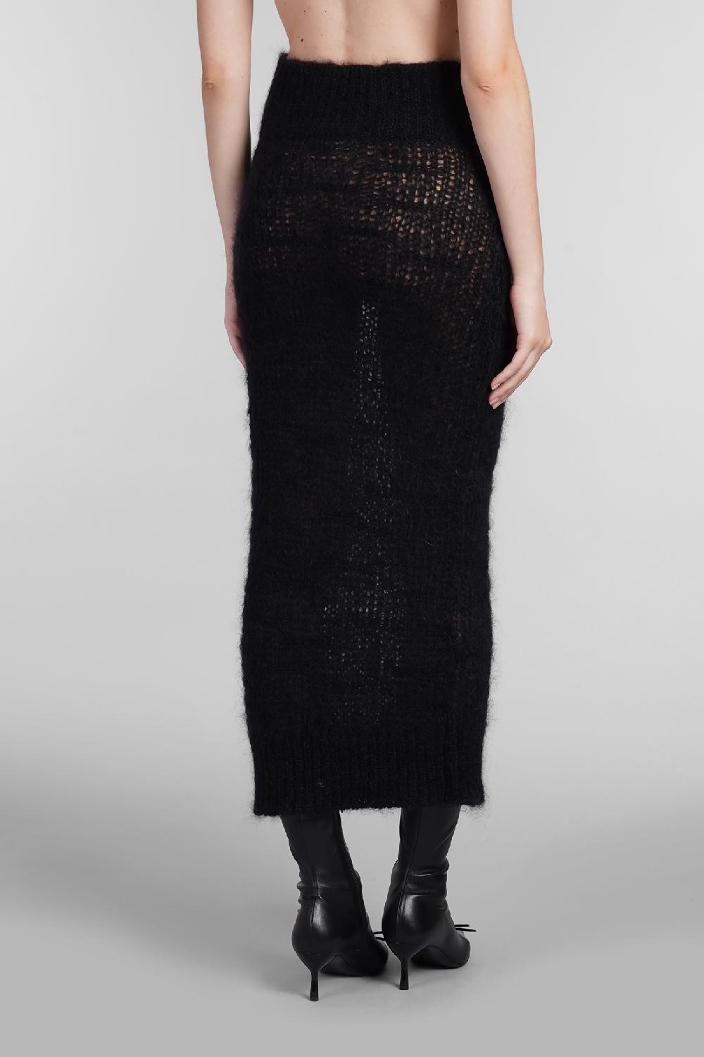 Deliberti Blumarine Gonna in lana nera cod. 403550 - Deliberti The Luxury Shopping Nuovo