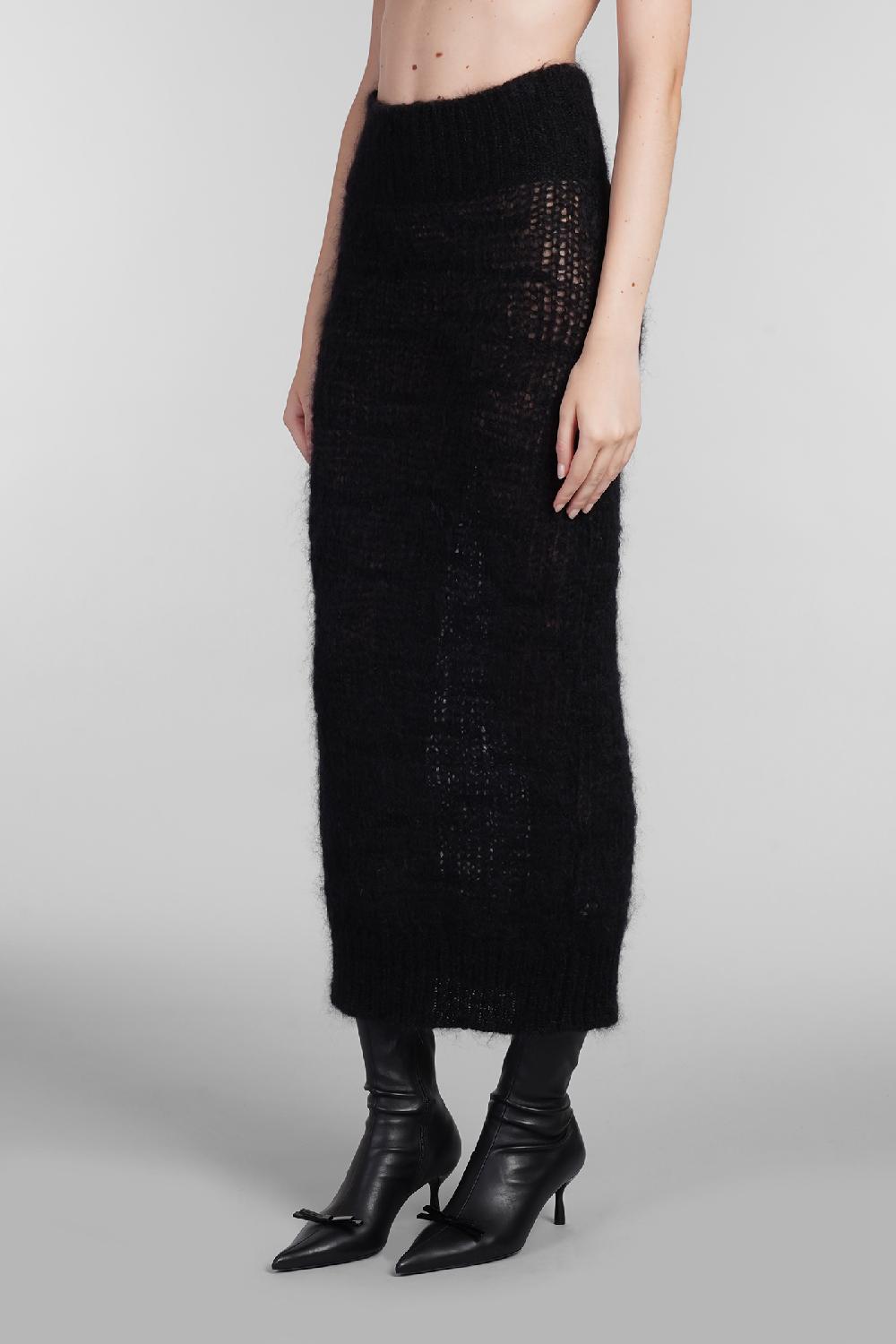 Deliberti Blumarine Gonna in lana nera cod. 403550 - Deliberti The Luxury Shopping Nuovo
