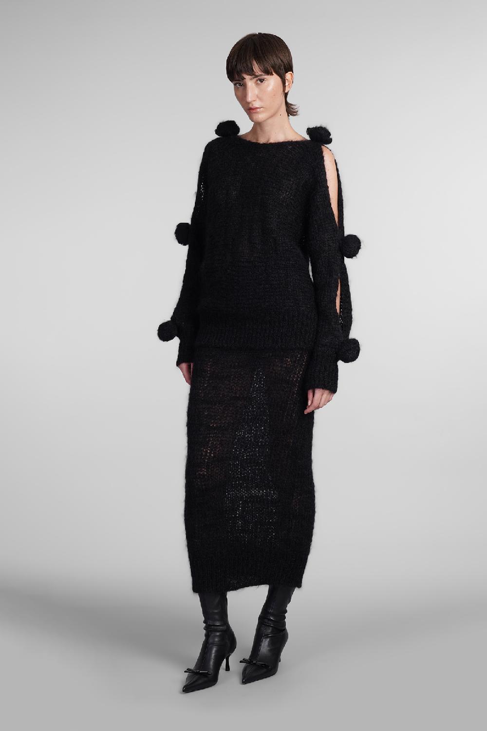 Deliberti Blumarine Maglia in lana nera cod. 406614 - Deliberti The Luxury Shopping Qualità