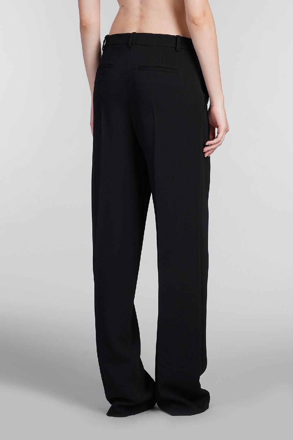 Deliberti Blumarine Pantalone in viscosa nera cod. 403545 - Deliberti The Luxury Shopping Qualità Garantita