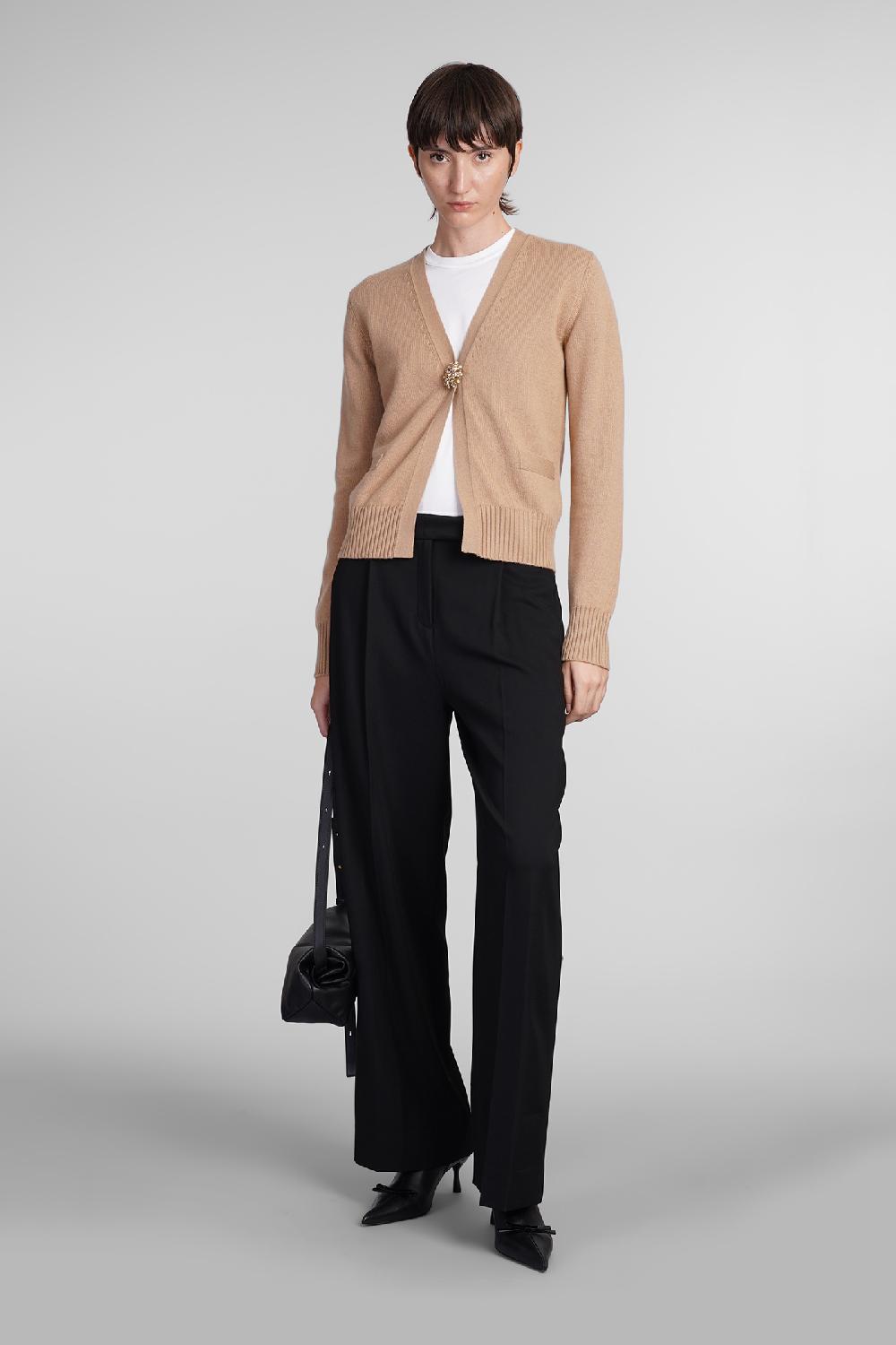 Deliberti Blumarine Cardigan in lana beige cod. 406615 - Deliberti The Luxury Shopping Negozi Online