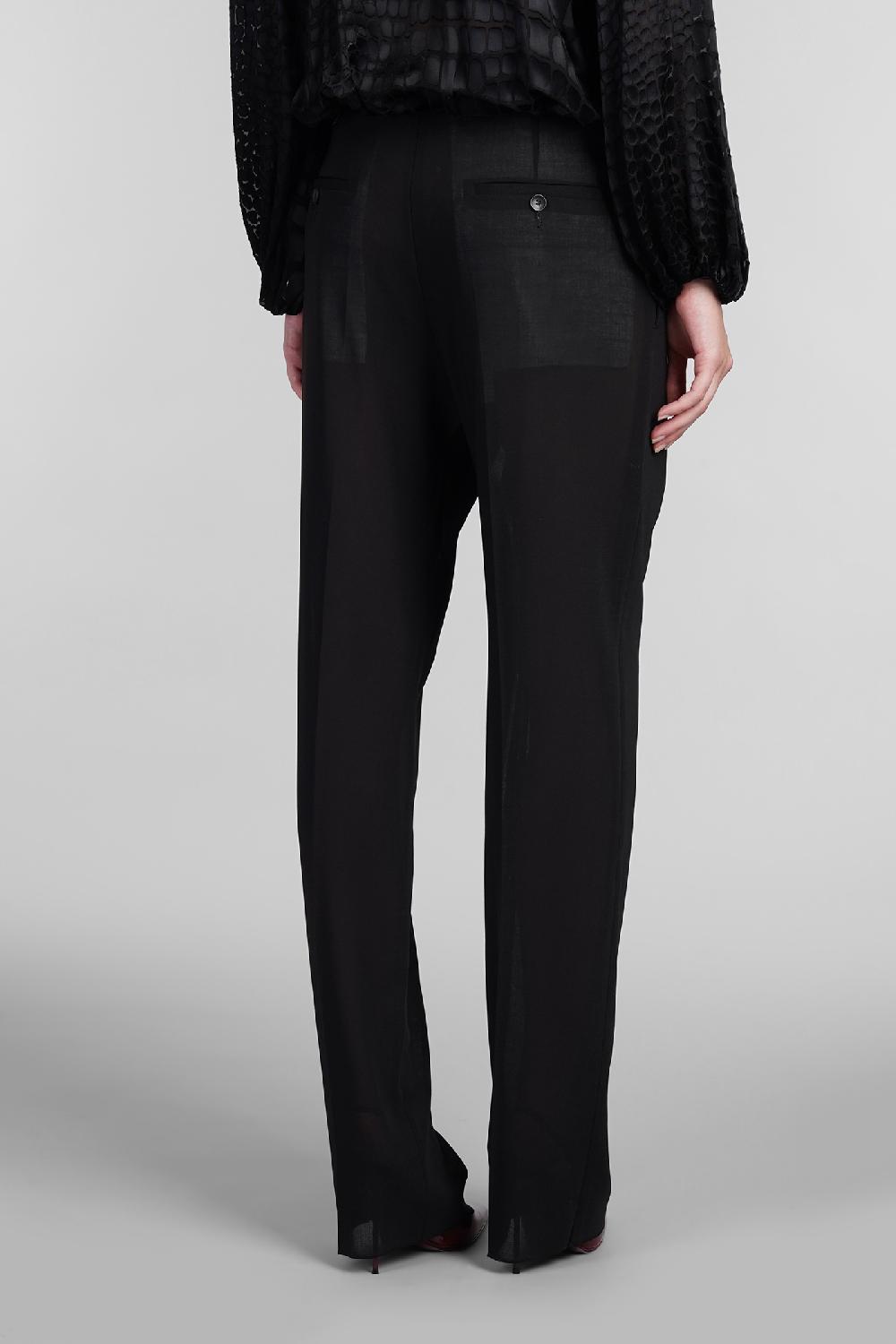 Deliberti Blumarine Pantalone in lana nera cod. 403558 - Deliberti The Luxury Shopping Acquista Ora