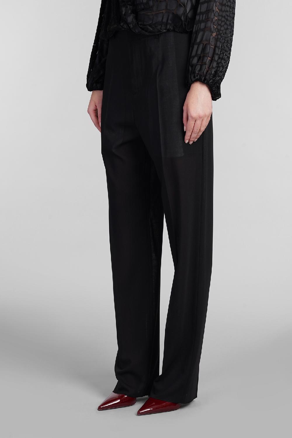 Deliberti Blumarine Pantalone in lana nera cod. 403558 - Deliberti The Luxury Shopping Acquista Ora
