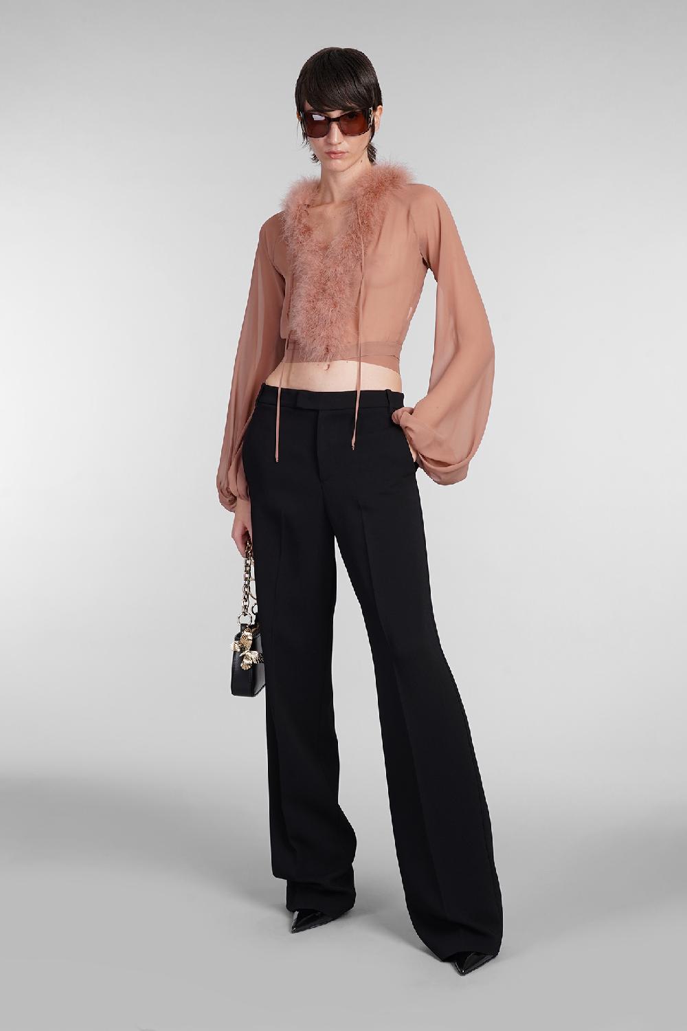 Deliberti Blumarine Blusa in seta rosa cod. 403548 - Deliberti The Luxury Shopping Consegna Veloce