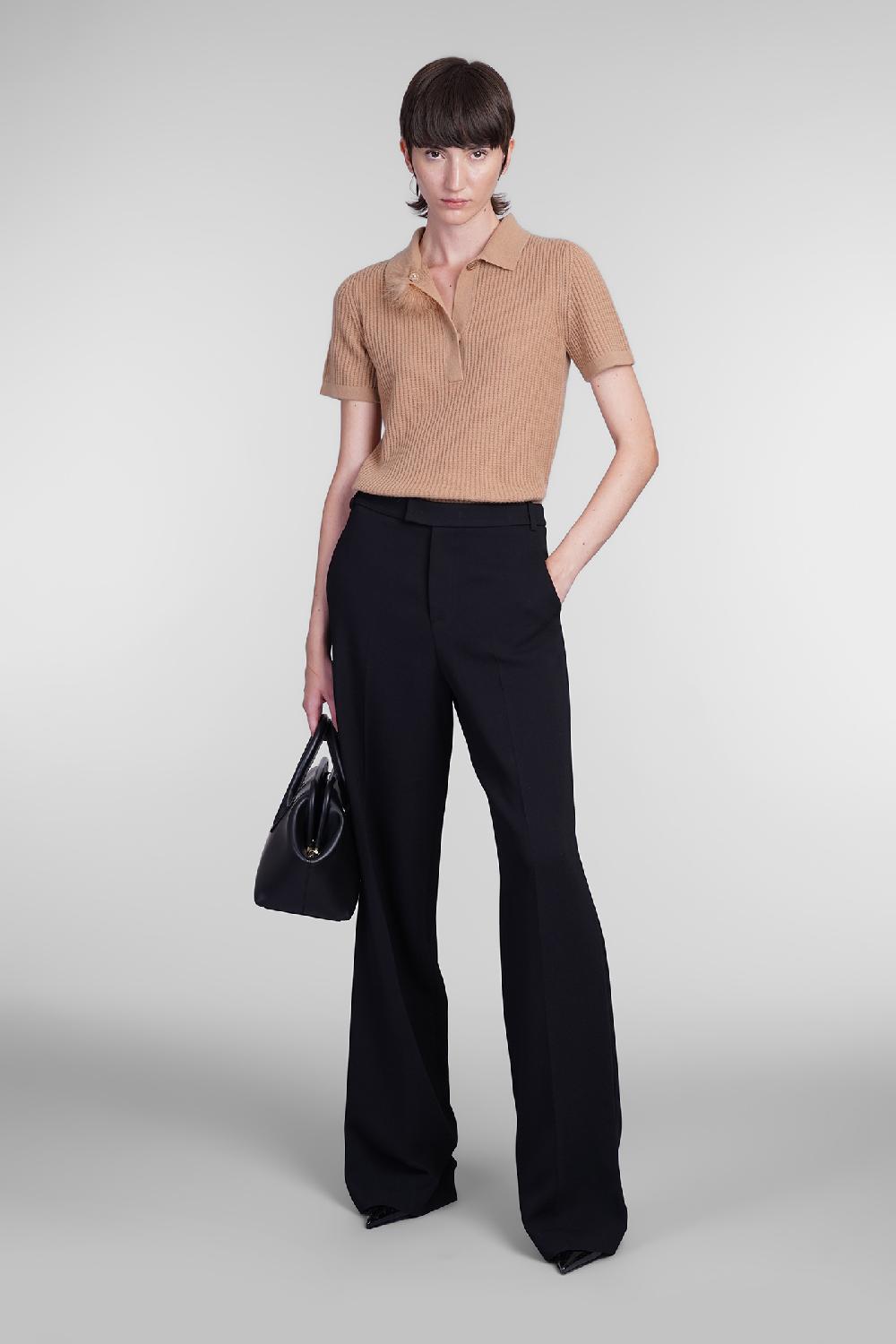 Deliberti Blumarine Polo in lana marrone cod. 403553 - Deliberti The Luxury Shopping Promozione Limitata