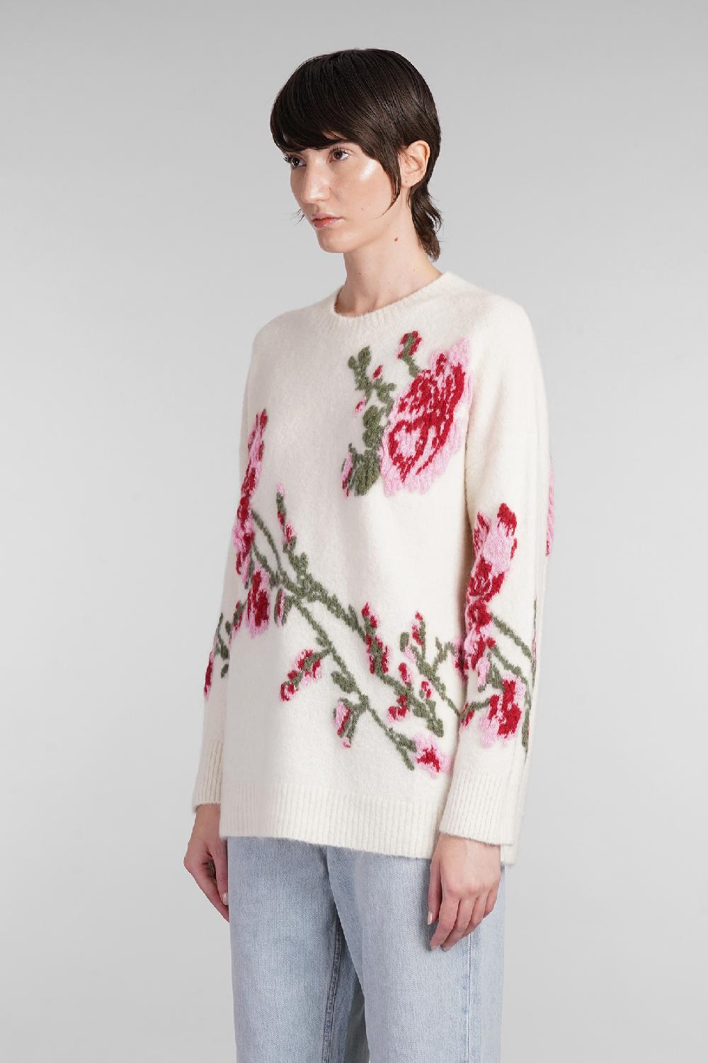 Deliberti Blumarine Maglia in lana beige cod. 403542 - Deliberti The Luxury Shopping Fino Al -60%