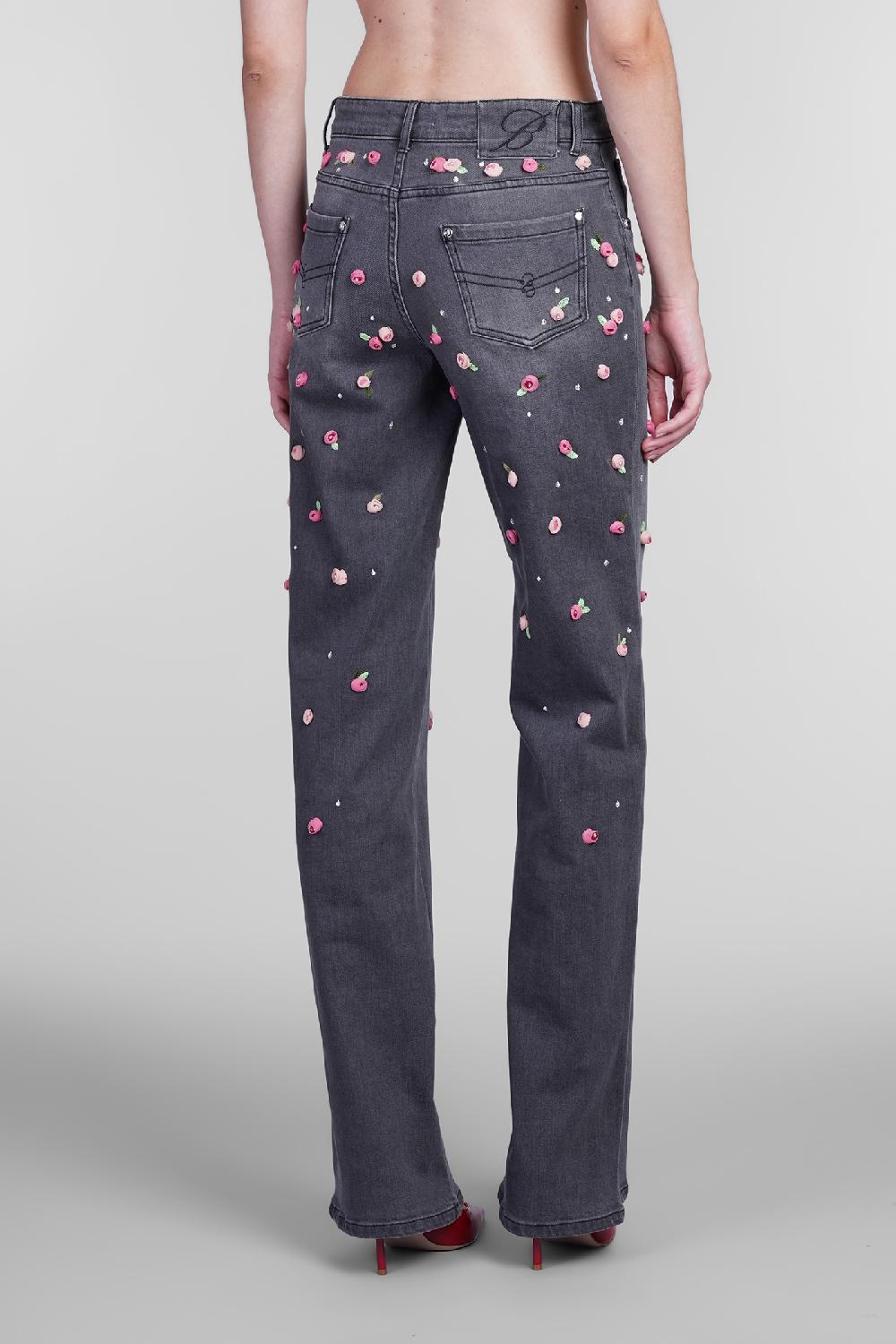 Deliberti Blumarine Jeans in cotone grigio cod. 405280 - Deliberti The Luxury Shopping Prezzo Ridotto