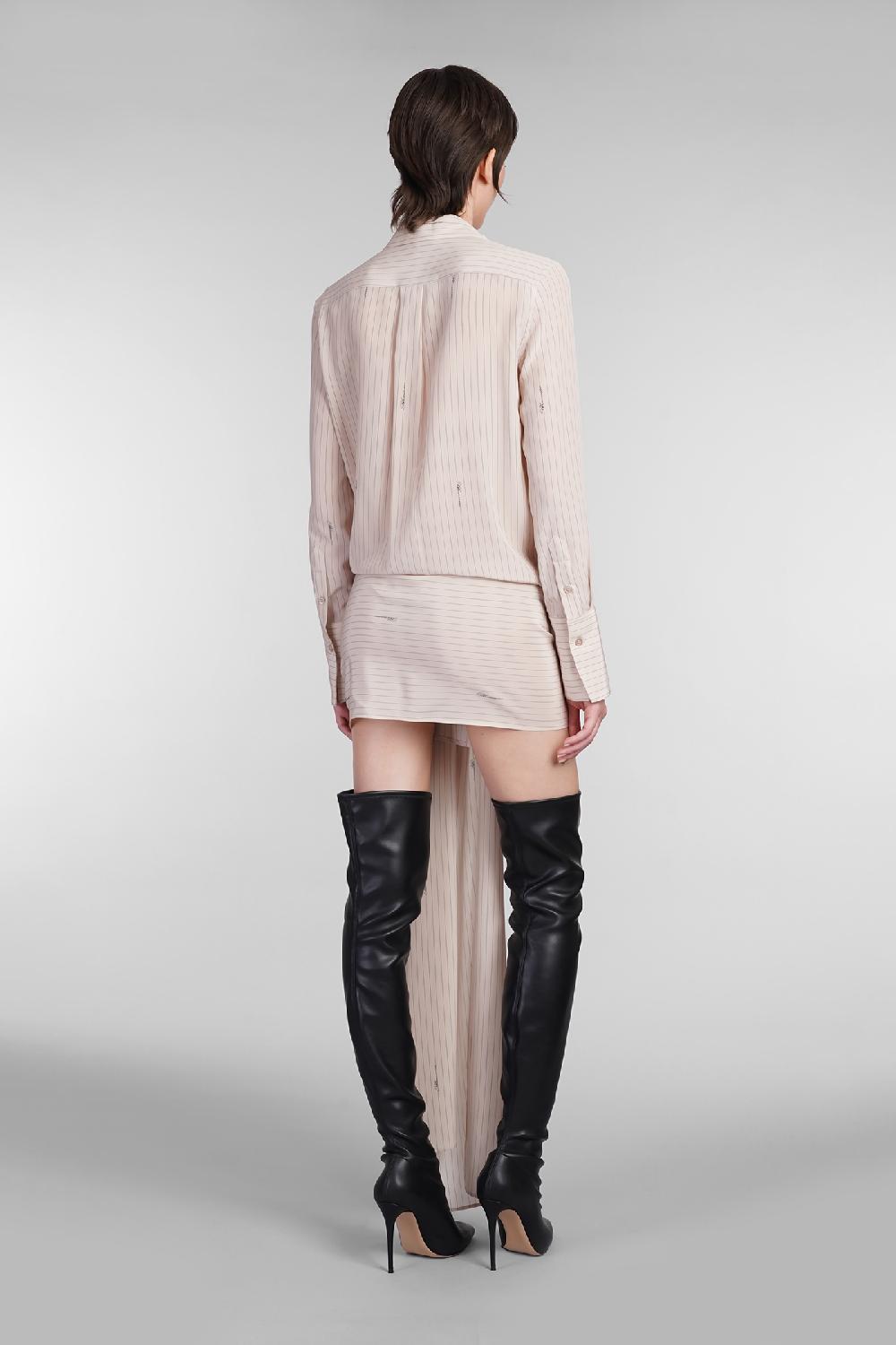 Deliberti Blumarine Abito in seta beige cod. 403547 - Deliberti The Luxury Shopping Sottocosto
