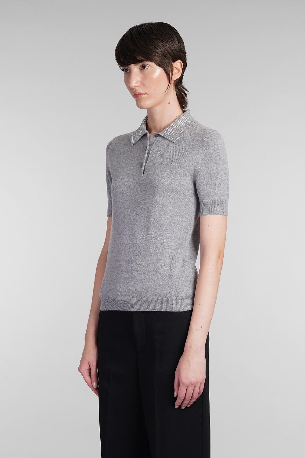 Deliberti Blumarine Polo in lana grigia cod. 403554 - Deliberti The Luxury Shopping Convenienza