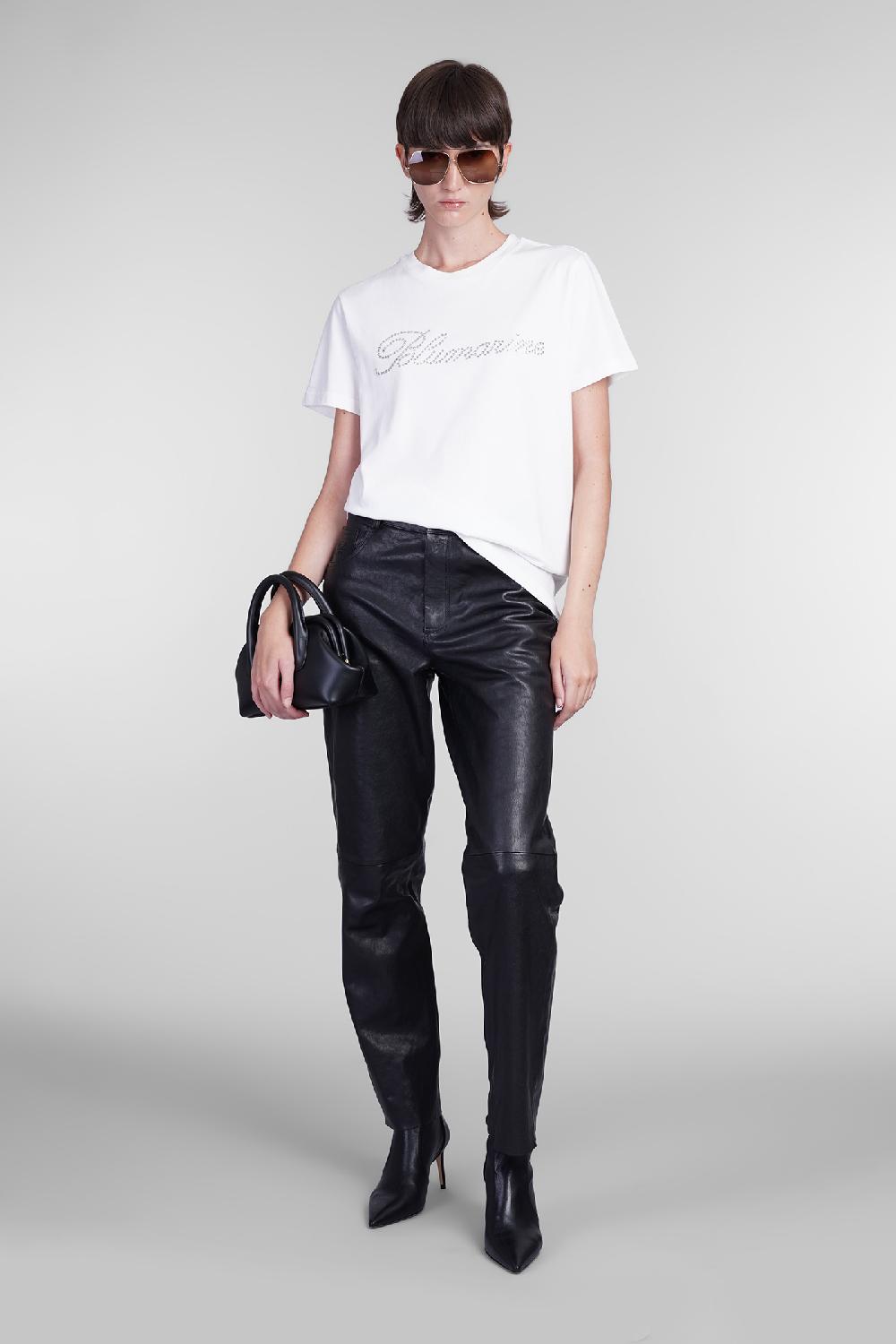 Deliberti Blumarine T-shirt in cotone bianco cod. 403559 - Deliberti The Luxury Shopping Presa