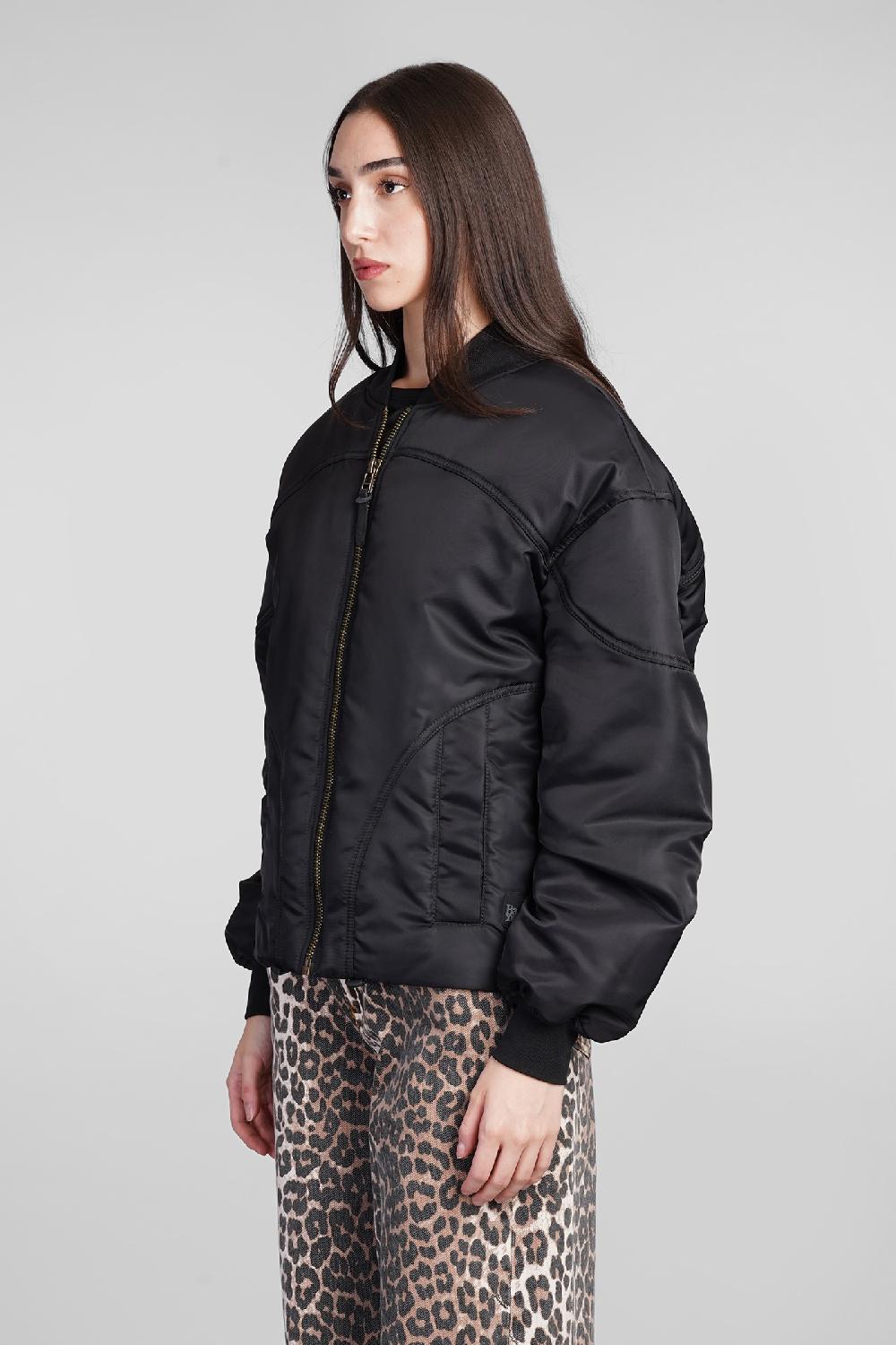 Deliberti Bacon Bomber in poliammide nera cod. 407803 - Deliberti The Luxury Shopping Online