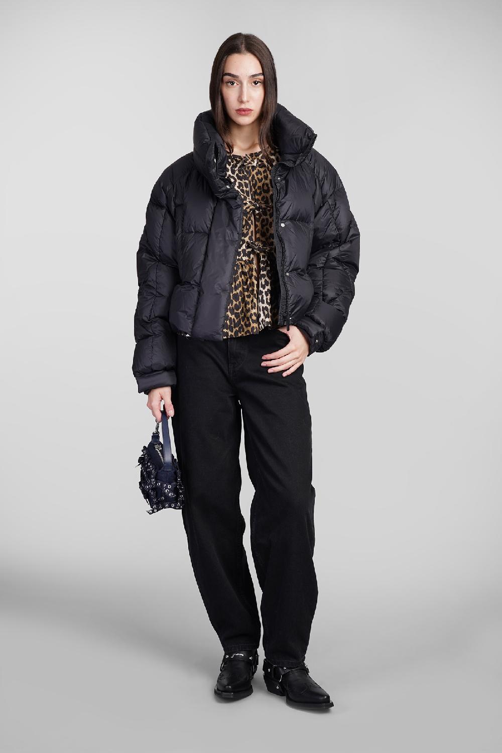 Deliberti Bacon Piumino in poliammide nera cod. 408585 - Deliberti The Luxury Shopping Outlet