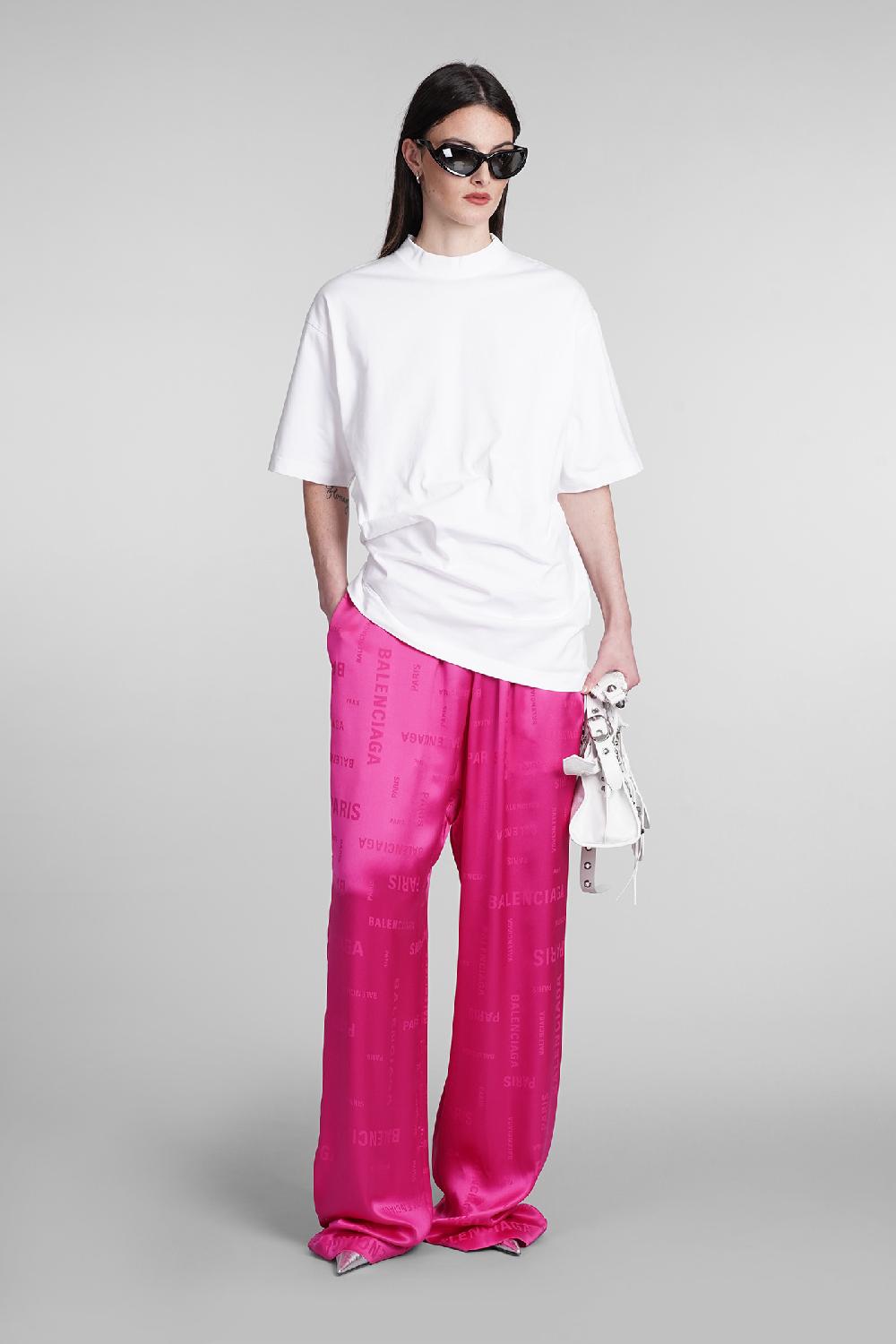 Deliberti Balenciaga T-shirt in cotone bianco cod. 394992 - Deliberti The Luxury Shopping Offerte