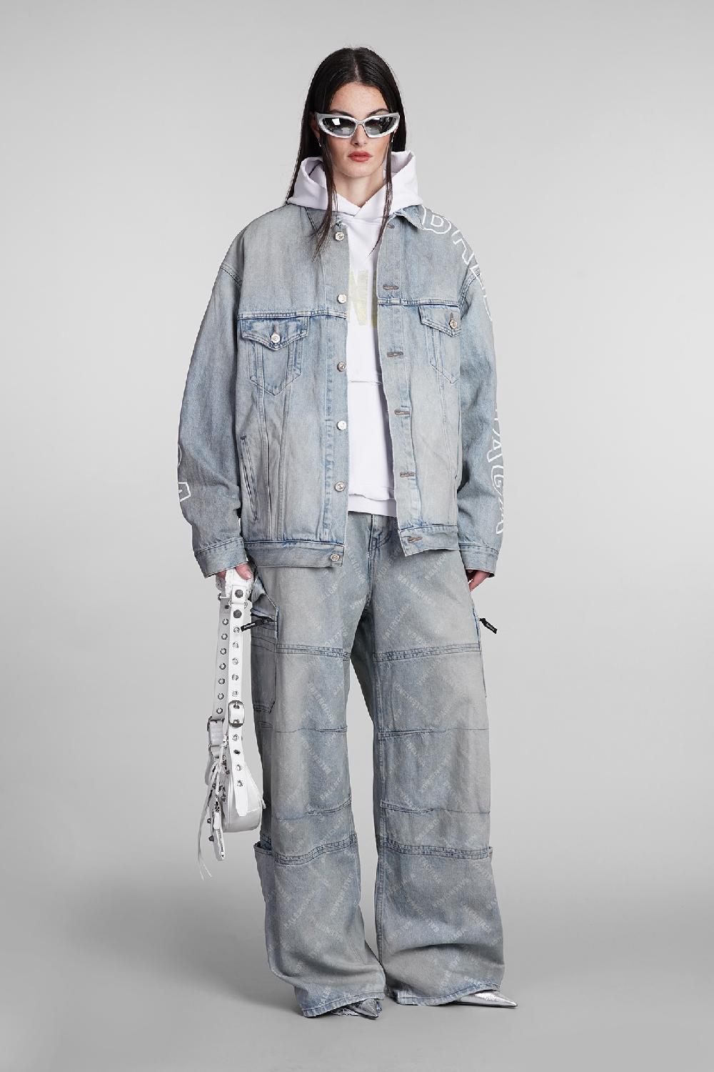 Deliberti Balenciaga Giacche denim in cotone blu cod. 395006 - Deliberti The Luxury Shopping I Più Venduti