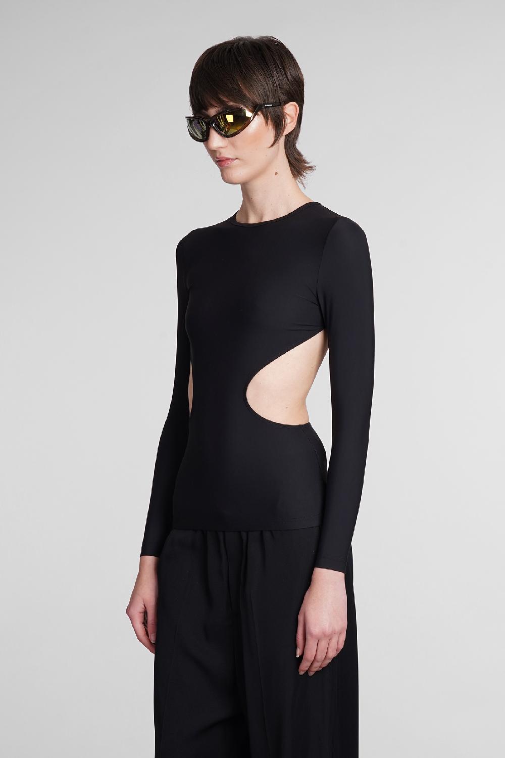 Deliberti Balenciaga Topwear in nylon nero cod. 398894 - Deliberti The Luxury Shopping Italia