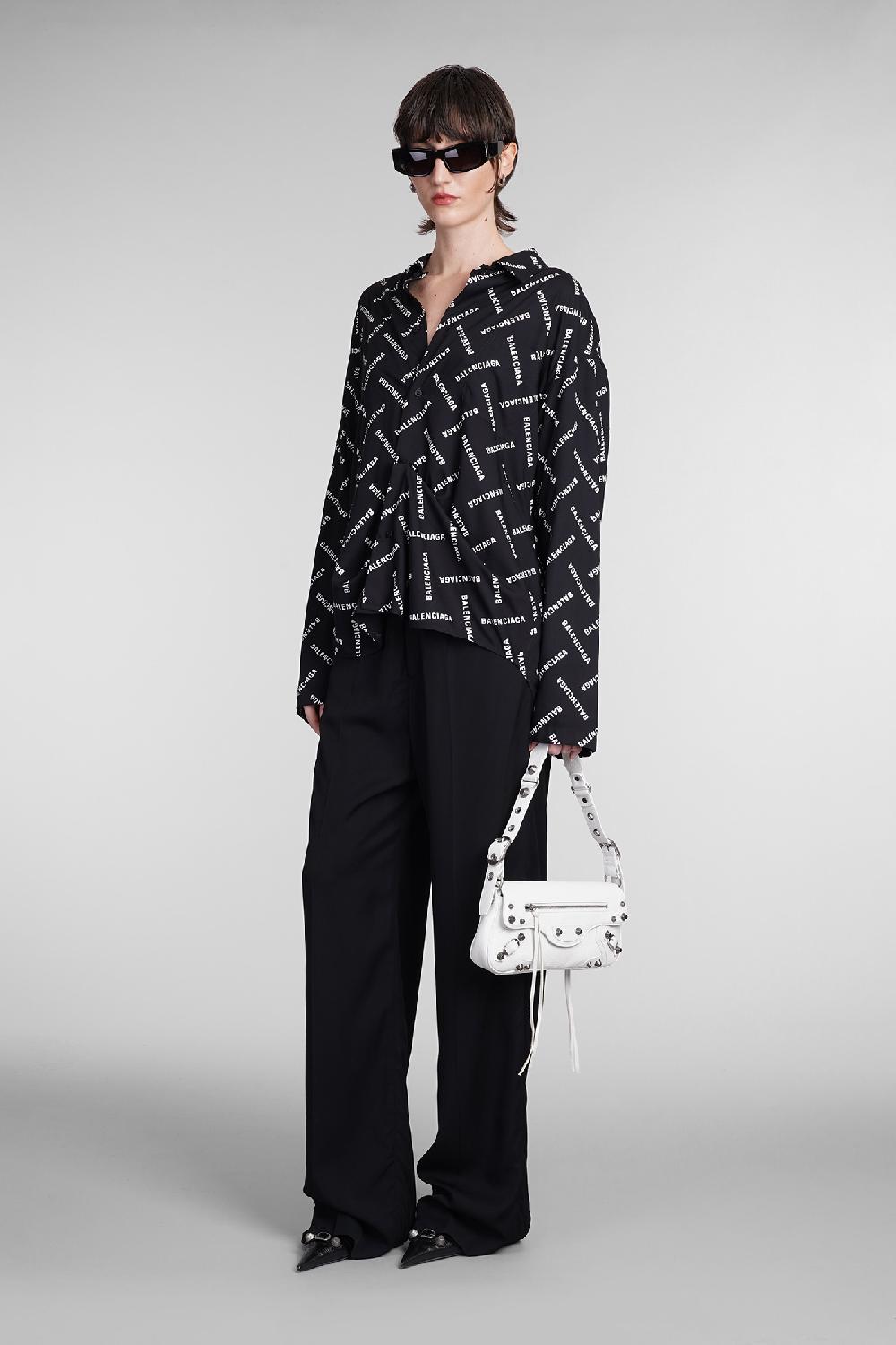 Deliberti Balenciaga Camicia in viscosa nera cod. 393396 - Deliberti The Luxury Shopping Nuovo