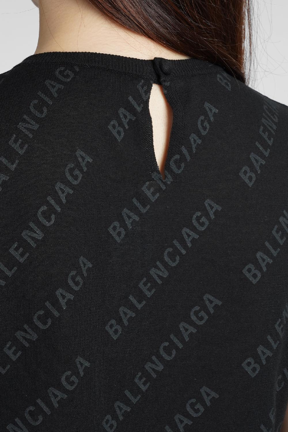 Deliberti Balenciaga Maglia in cotone nero cod. 383711 - Deliberti The Luxury Shopping Qualità