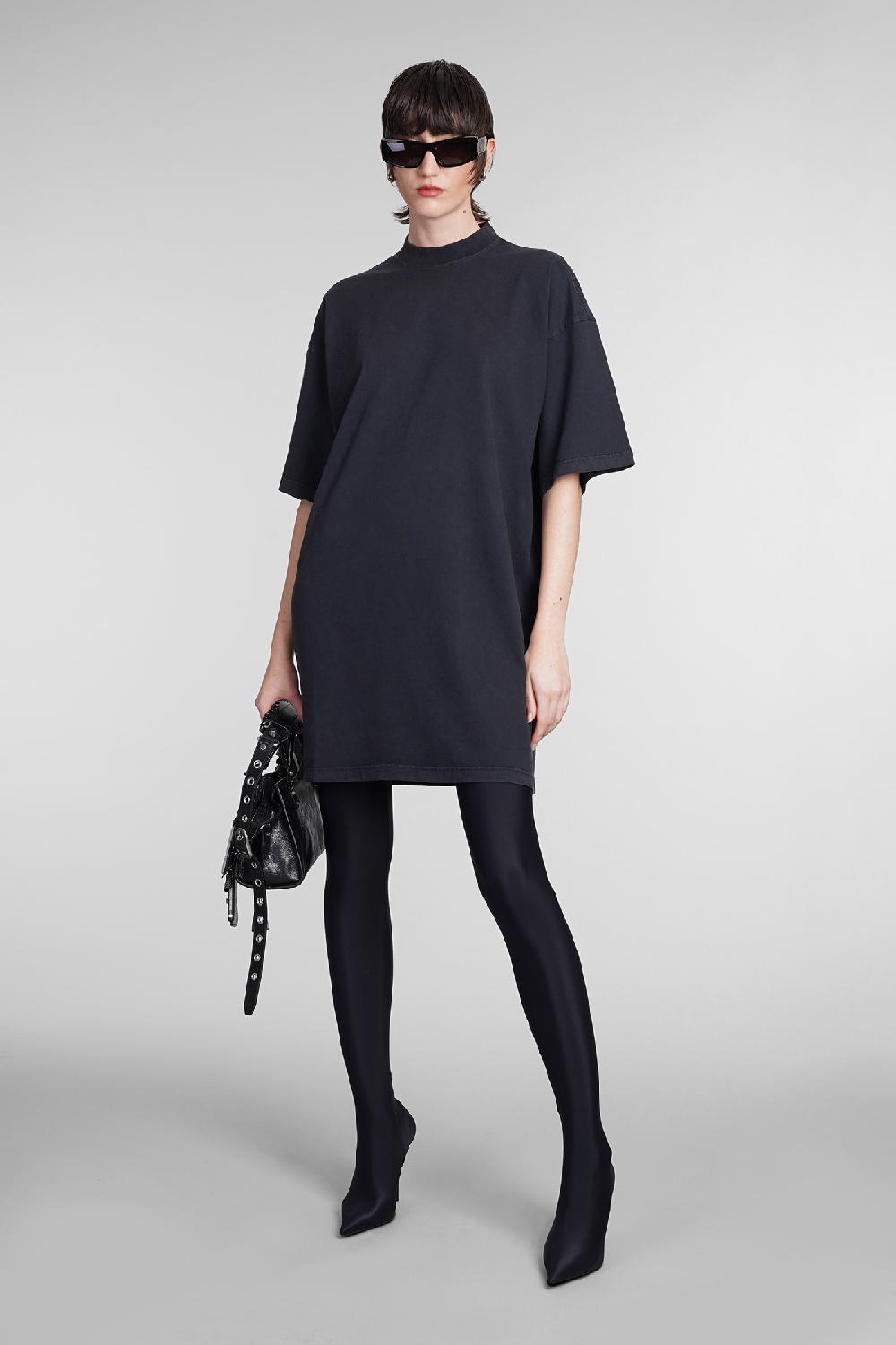 Deliberti Balenciaga Abito in cotone nero cod. 393400 - Deliberti The Luxury Shopping Promozione