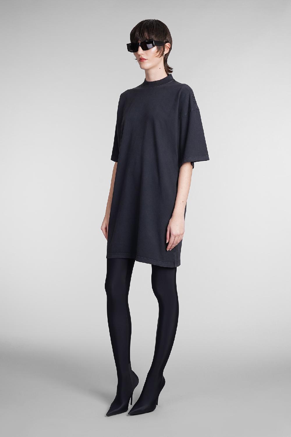 Deliberti Balenciaga Abito in cotone nero cod. 393400 - Deliberti The Luxury Shopping Promozione