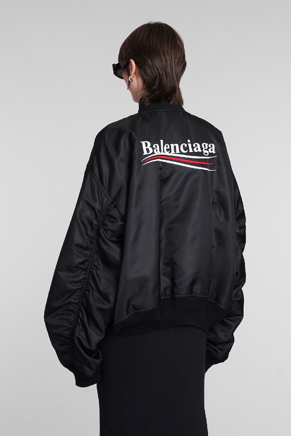 Deliberti Balenciaga Bomber in poliammide nera cod. 398345 - Deliberti The Luxury Shopping Discount Store per i nuovi prodotti