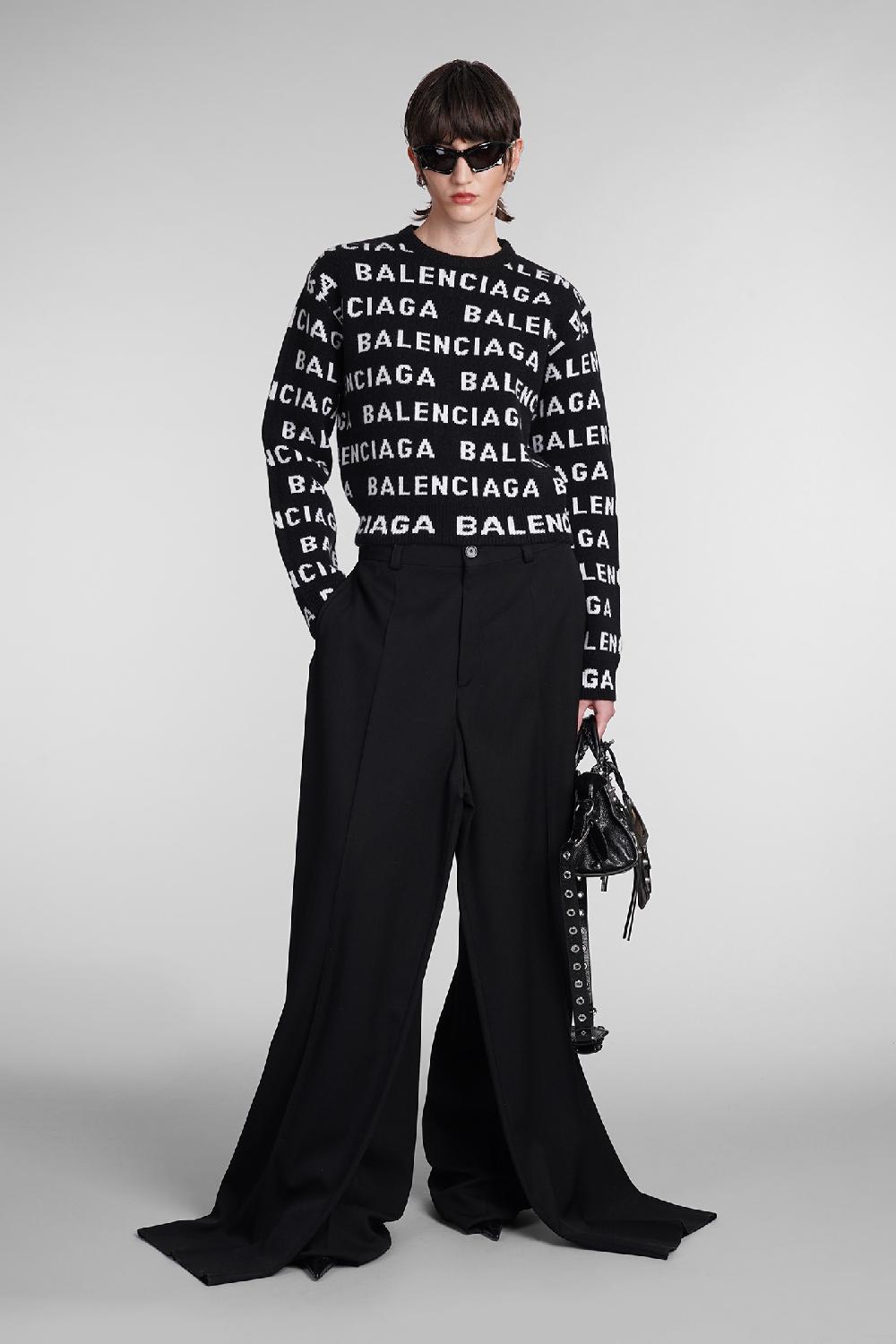 Deliberti Balenciaga Maglia in lana nera cod. 393401 - Deliberti The Luxury Shopping Negozi Online