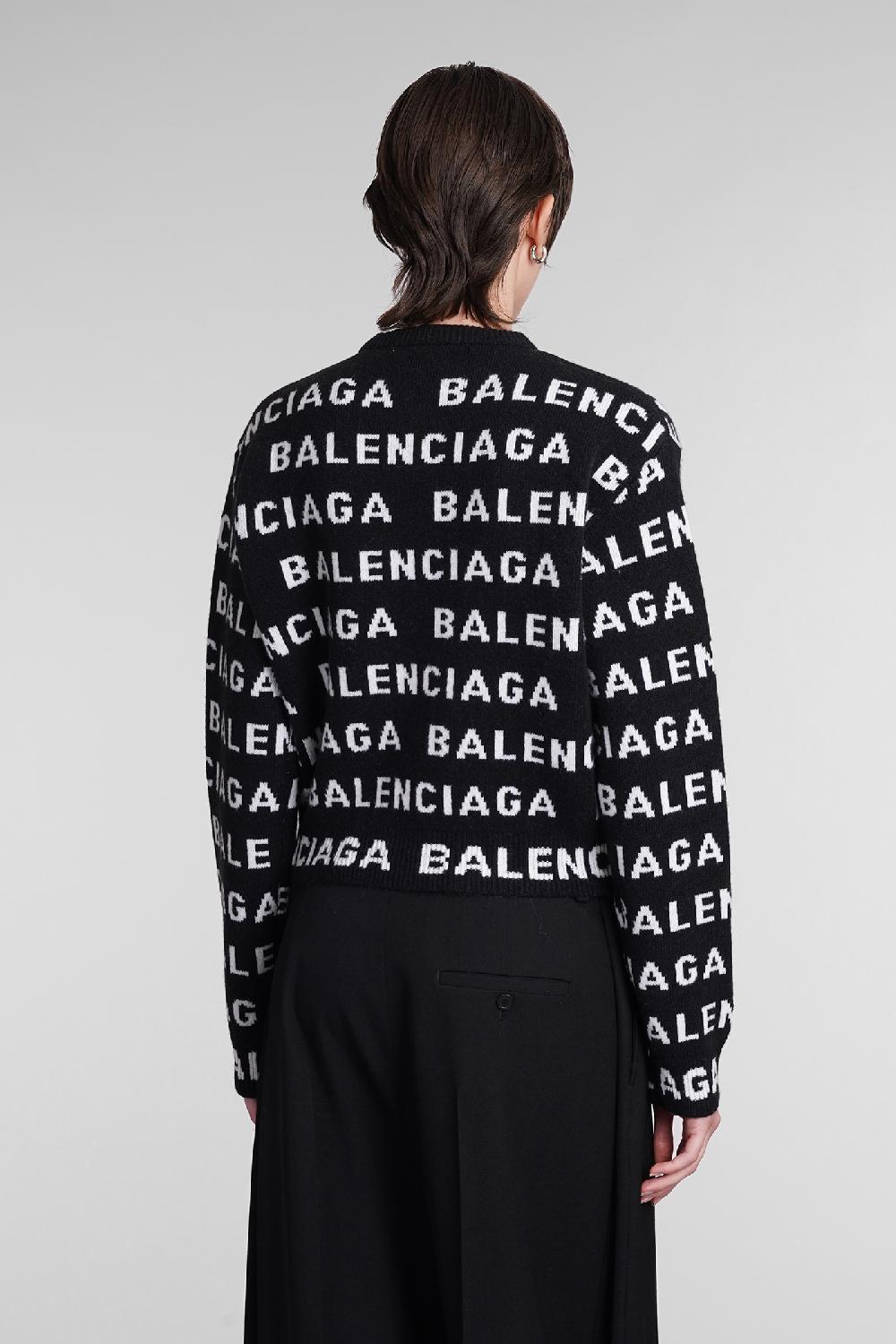 Deliberti Balenciaga Maglia in lana nera cod. 393401 - Deliberti The Luxury Shopping Negozi Online
