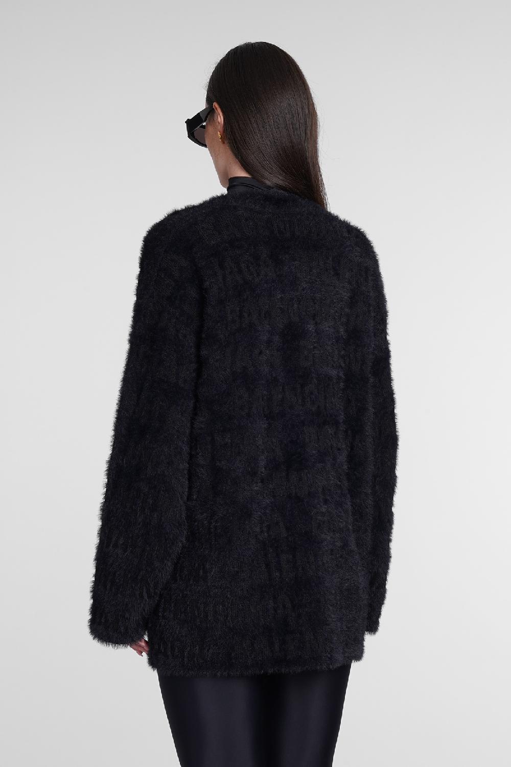 Deliberti Balenciaga Cardigan in lana nera cod. 386194 - Deliberti The Luxury Shopping Economico