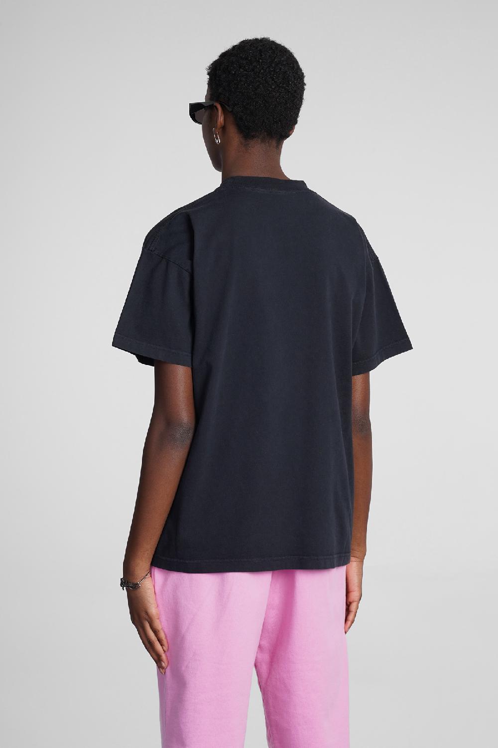 Deliberti Balenciaga T-shirt in cotone nero cod. 354305 - Deliberti The Luxury Shopping Vendite Flash