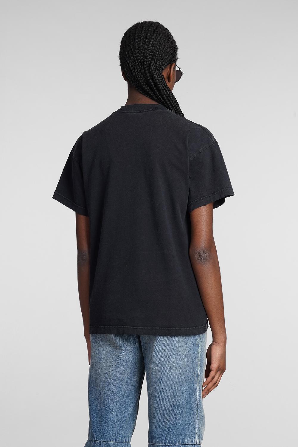Deliberti Balenciaga T-shirt in cotone nero cod. 362937 - Deliberti The Luxury Shopping In Saldo