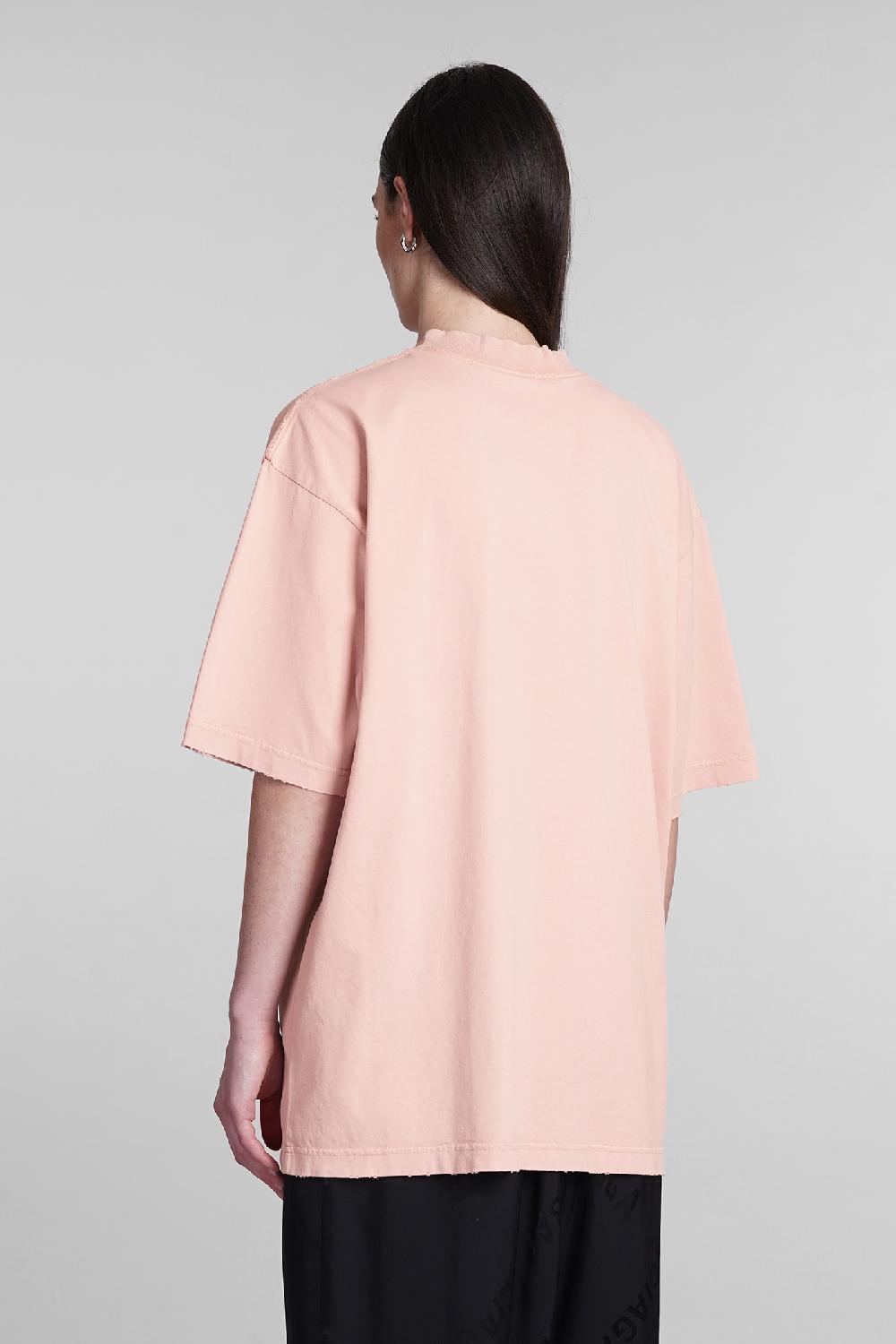 Deliberti Balenciaga T-shirt in cotone rosa cod. 394990 - Deliberti The Luxury Shopping 2025