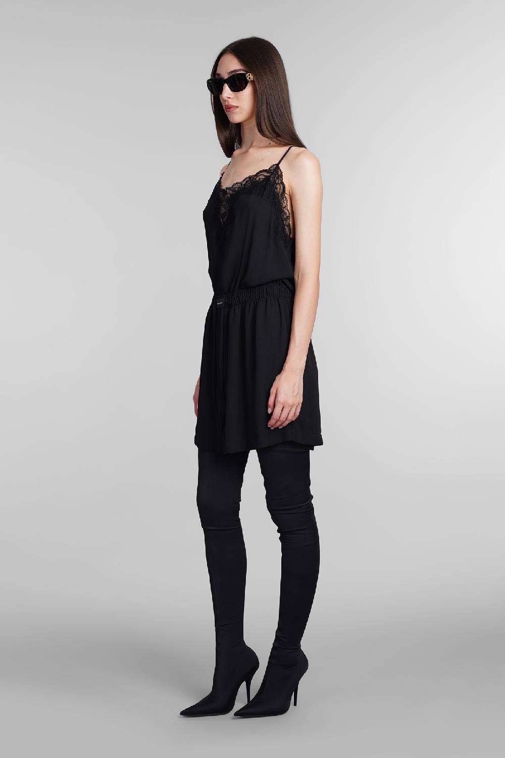 Deliberti Balenciaga Abito in poliestere nero cod. 406057 - Deliberti The Luxury Shopping In Linea