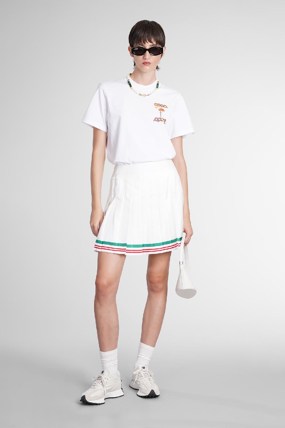 Deliberti Casablanca T-shirt in cotone bianco cod. 387112 - Deliberti The Luxury Shopping Qualità