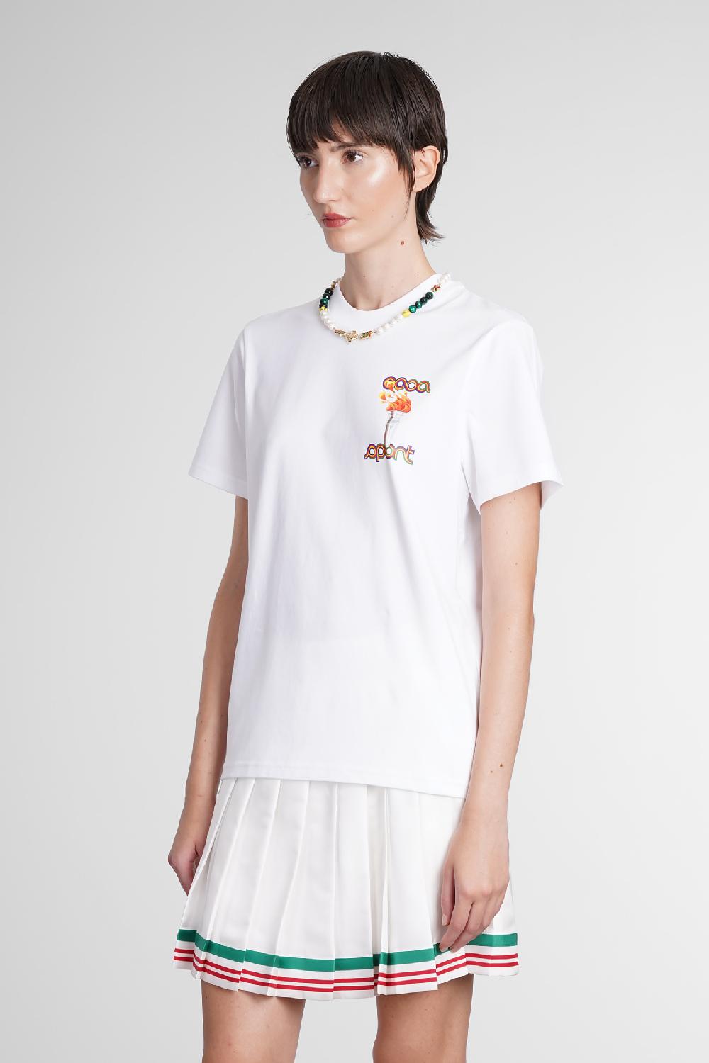 Deliberti Casablanca T-shirt in cotone bianco cod. 387112 - Deliberti The Luxury Shopping Qualità