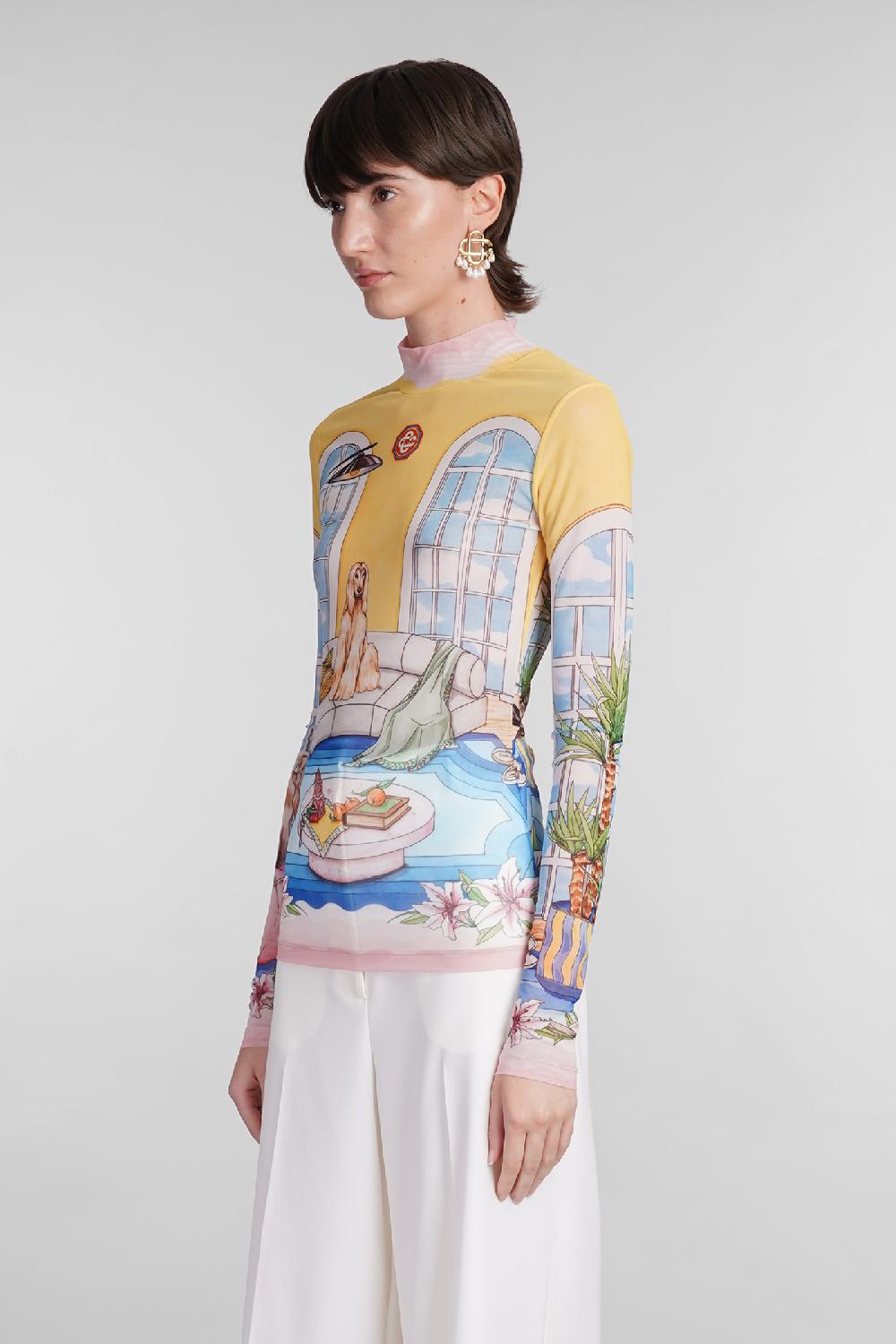 Deliberti Casablanca Topwear in poliestere multicolor cod. 402437 - Deliberti The Luxury Shopping Soddisfazione Garantita
