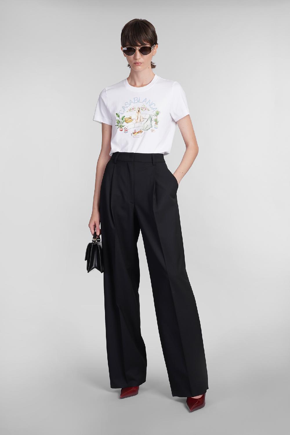 Deliberti Casablanca T-shirt in cotone bianco cod. 402439 - Deliberti The Luxury Shopping Negozi Online