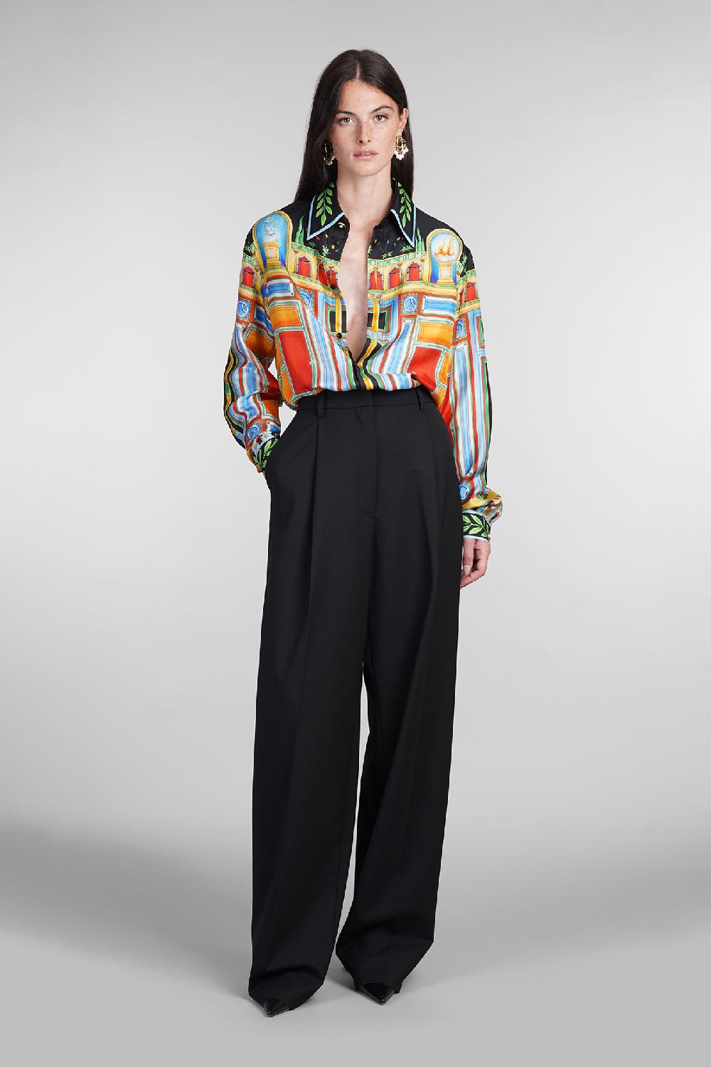 Deliberti Casablanca Camicia in seta multicolor cod. 404997 - Deliberti The Luxury Shopping Presa