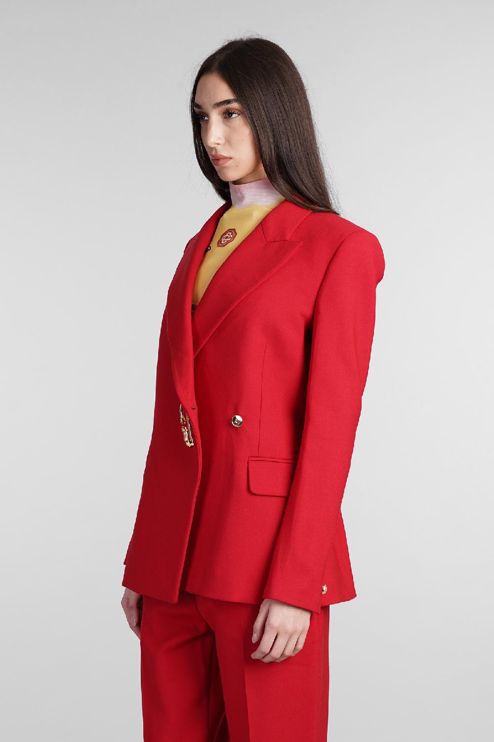 Deliberti Casablanca Blazer in lana rossa cod. 409063 - Deliberti The Luxury Shopping Economico