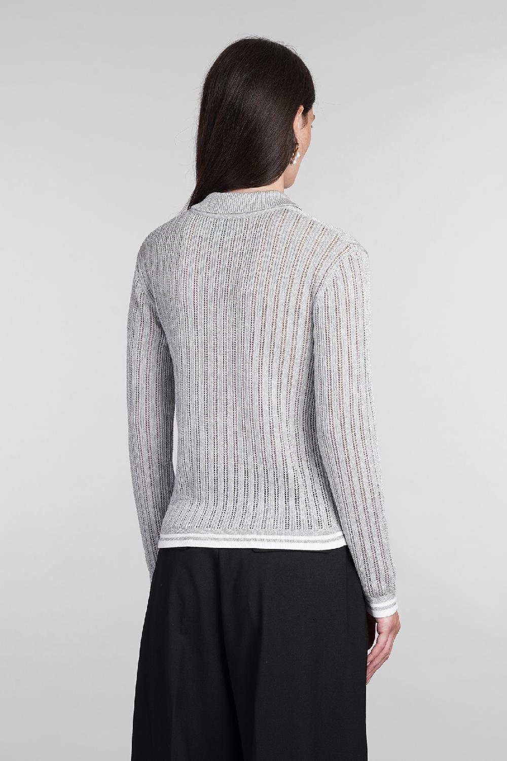 Deliberti Casablanca Polo in viscosa grigia cod. 405000 - Deliberti The Luxury Shopping In Vendita