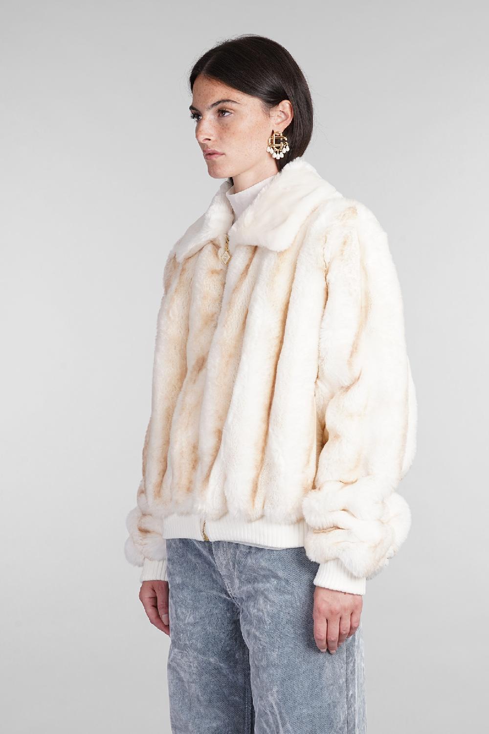 Deliberti Casablanca Pelliccia in poliestere beige cod. 405001 - Deliberti The Luxury Shopping Offerte
