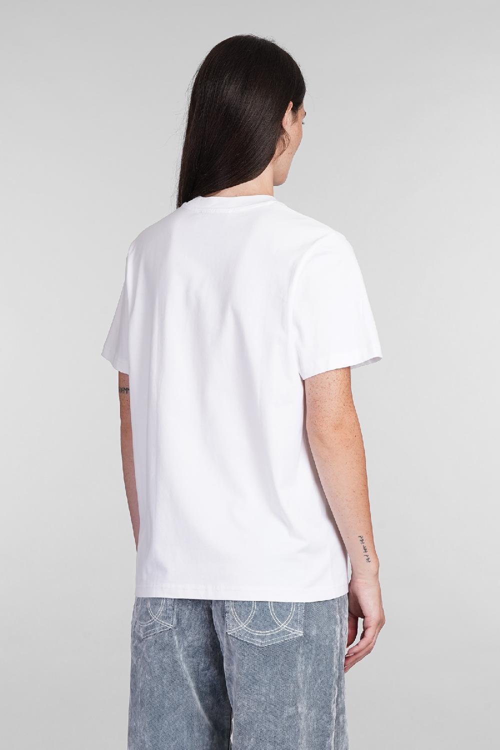 Deliberti Casablanca T-shirt in cotone bianco cod. 403114 - Deliberti The Luxury Shopping Vendita Calda