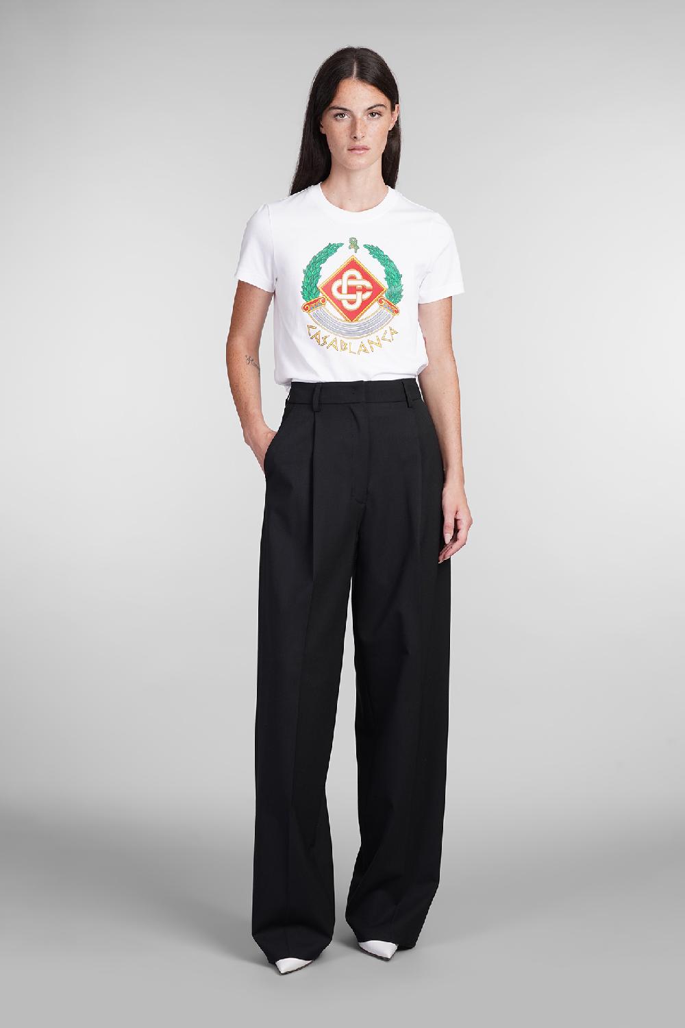 Deliberti Casablanca T-shirt in cotone bianco cod. 403117 - Deliberti The Luxury Shopping I Più Venduti