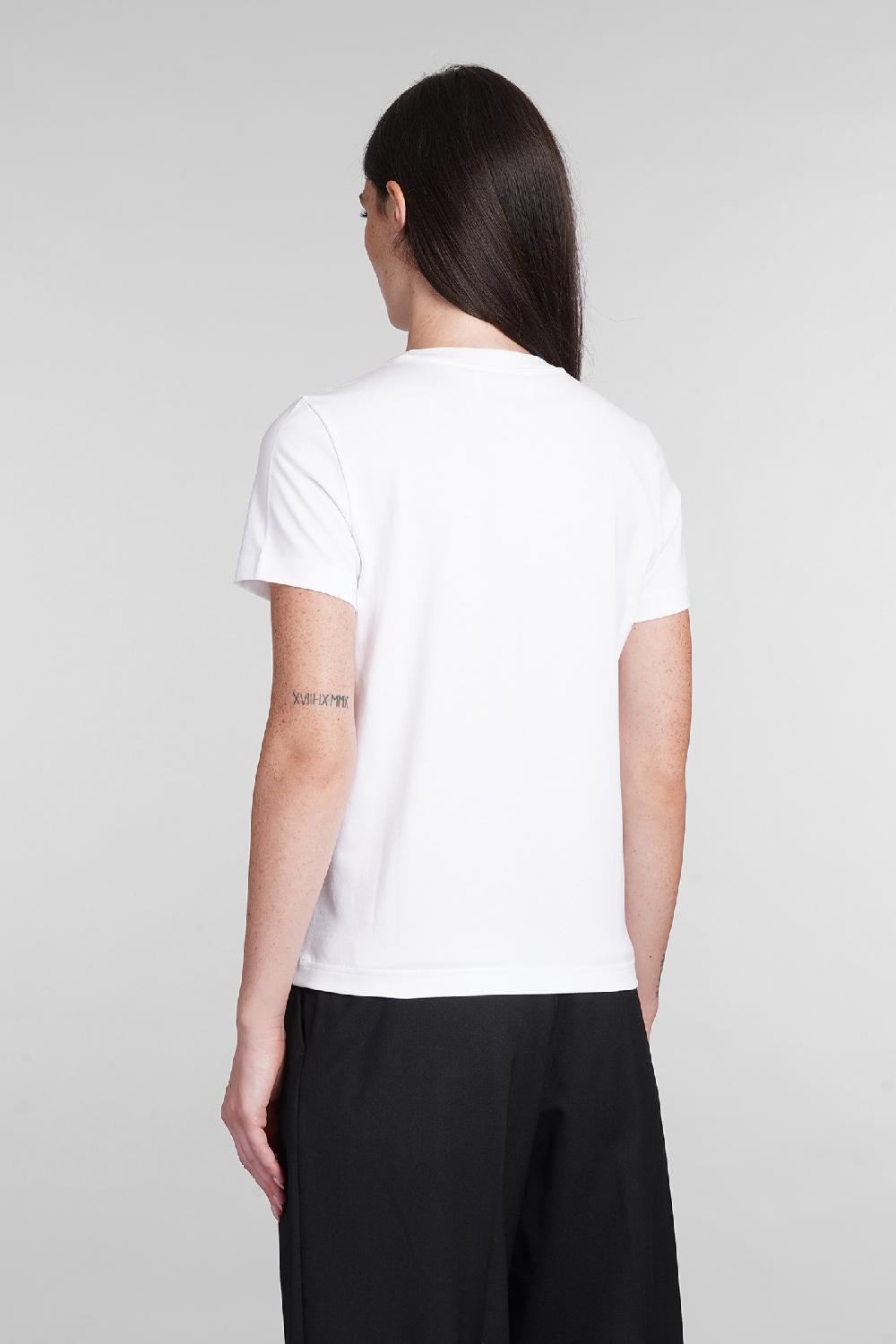 Deliberti Casablanca T-shirt in cotone bianco cod. 403117 - Deliberti The Luxury Shopping I Più Venduti