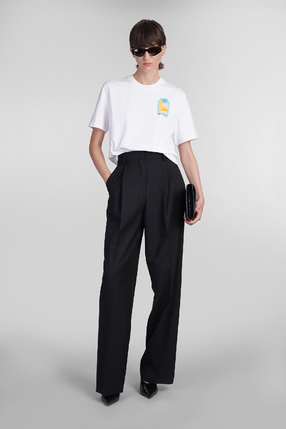 Deliberti Casablanca T-shirt in cotone bianco cod. 402434 - Deliberti The Luxury Shopping Vendite Flash