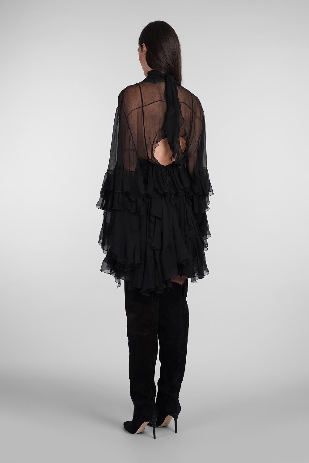 Deliberti Chloé Abito in seta nera cod. 404201 - Deliberti The Luxury Shopping Moda